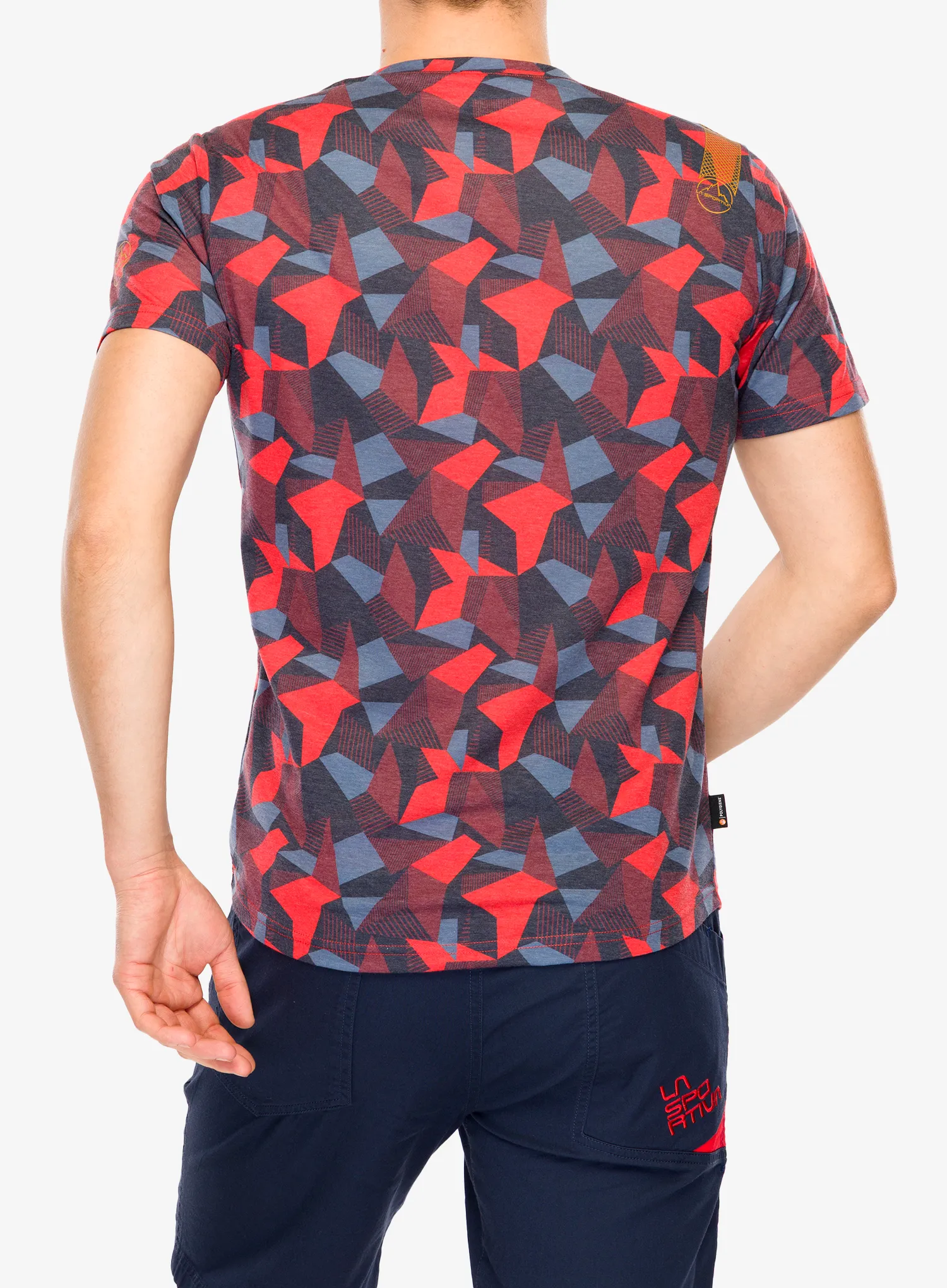 Lezecké tričko La Sportiva Dimension T-Shirt - mountain red/onyx