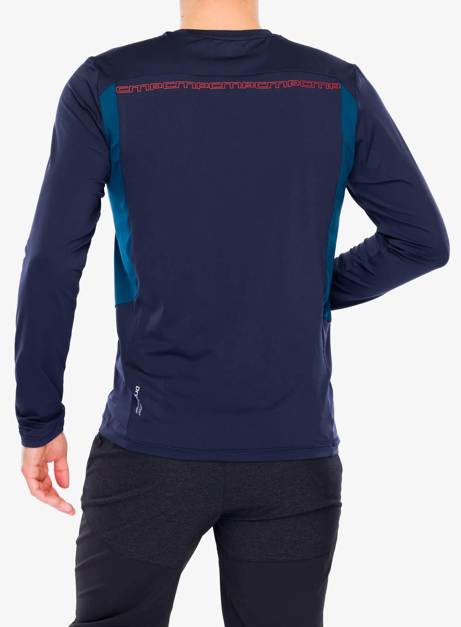 Mikina bez kapucne CMP Vivid T-Shirt - black blue