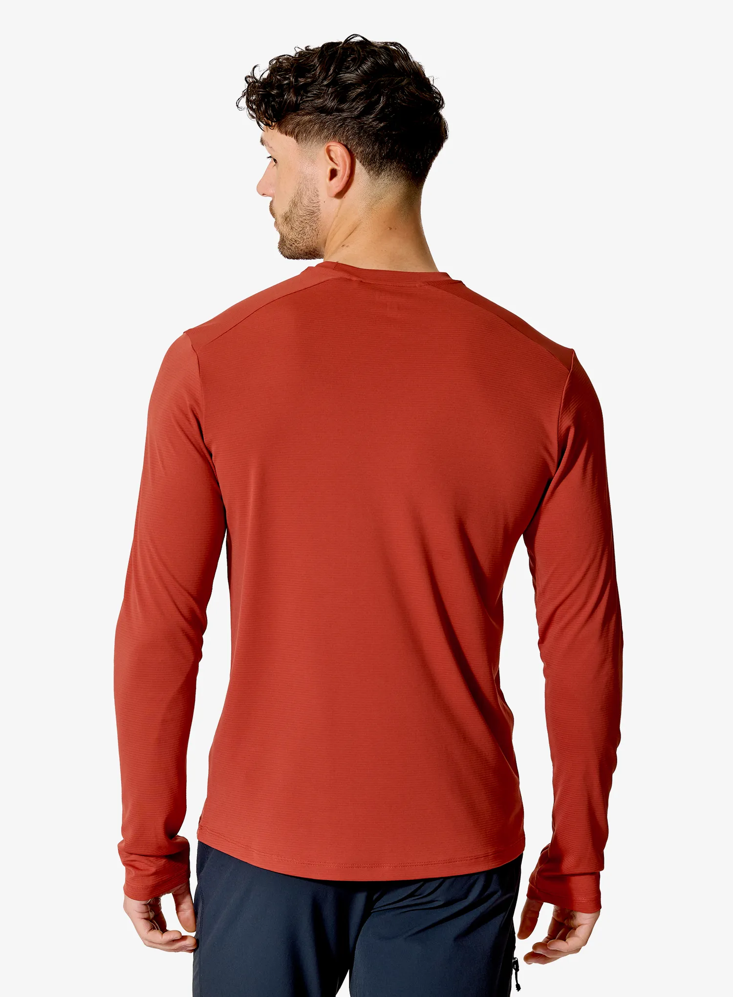 Tričko s dlhými rukávmi Rab Force LS Tee - tuscan red