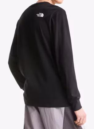 Tričko s dlhými rukávmi The North Face Evolution Half Dome Regular LS - tnf black