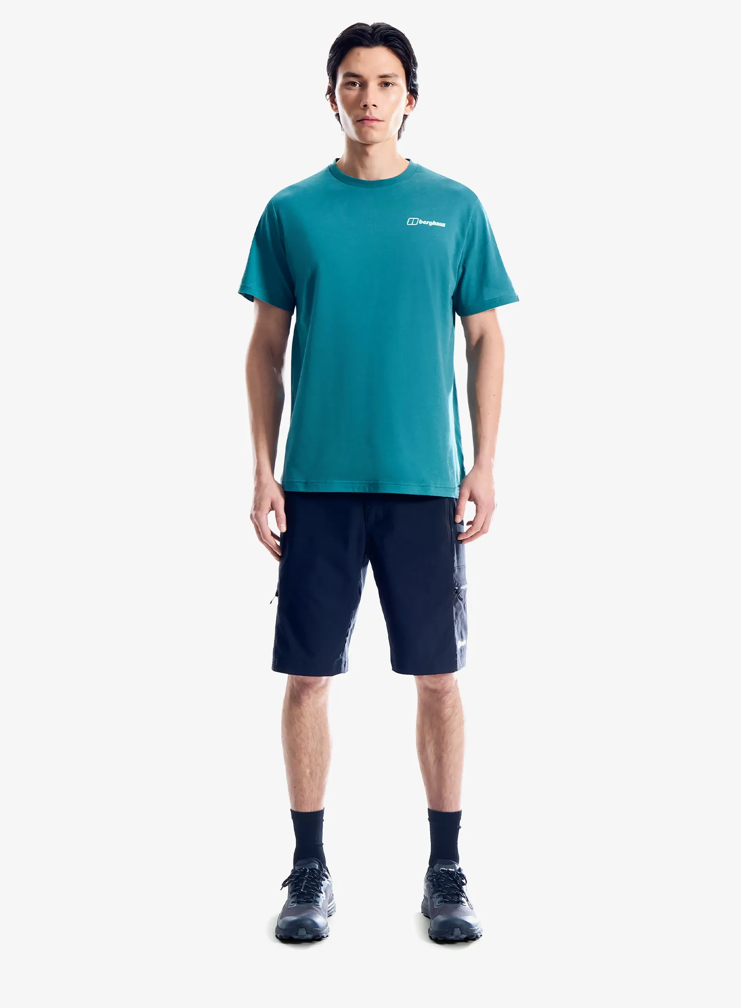 Tričko s potlačou Berghaus Geo Mountaintry Essential Tee Am - northern storm
