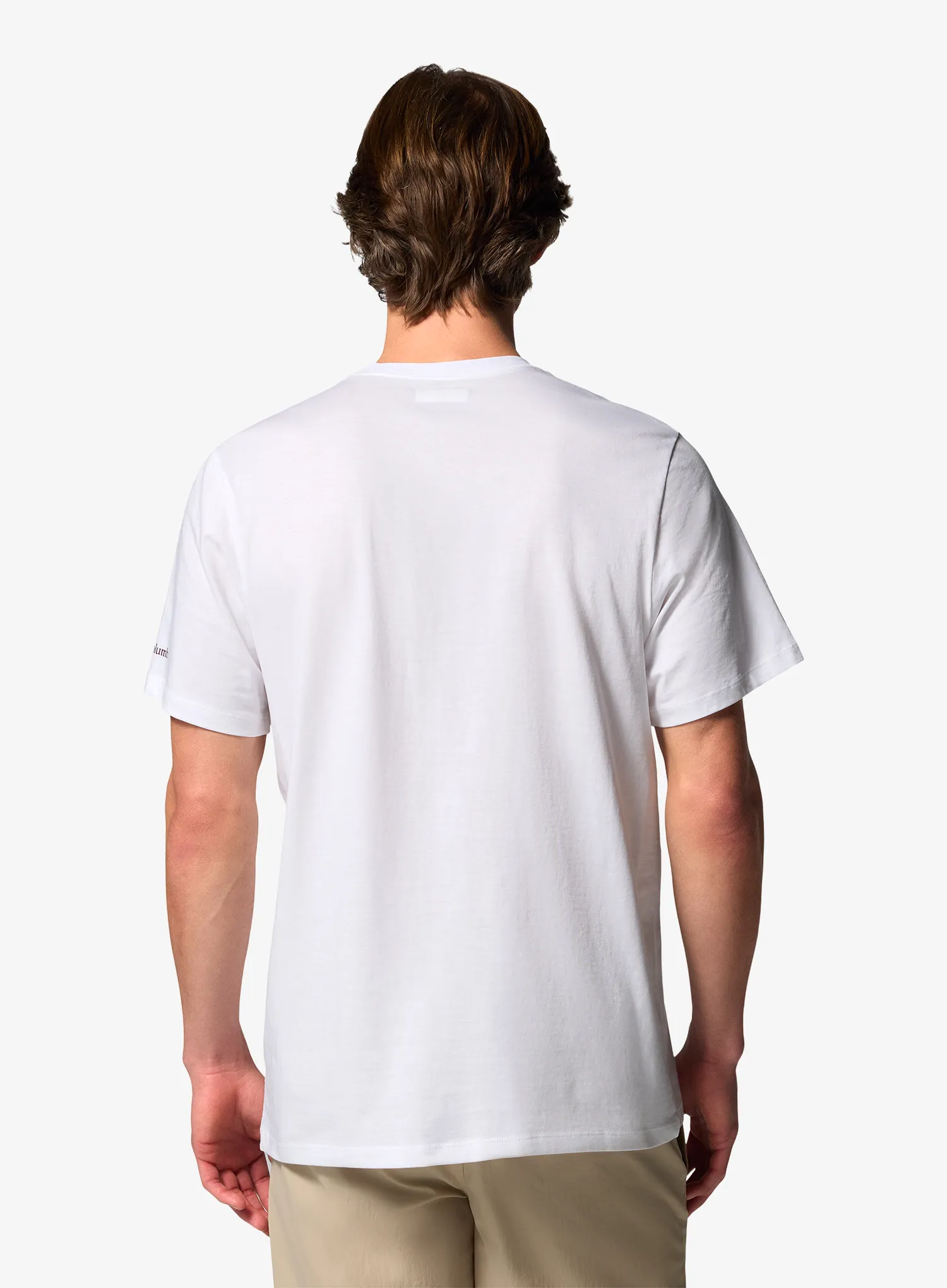 Tričko s potlačou Columbia CSC Seasonal Graphic Tee - white/heavenly stacked gem