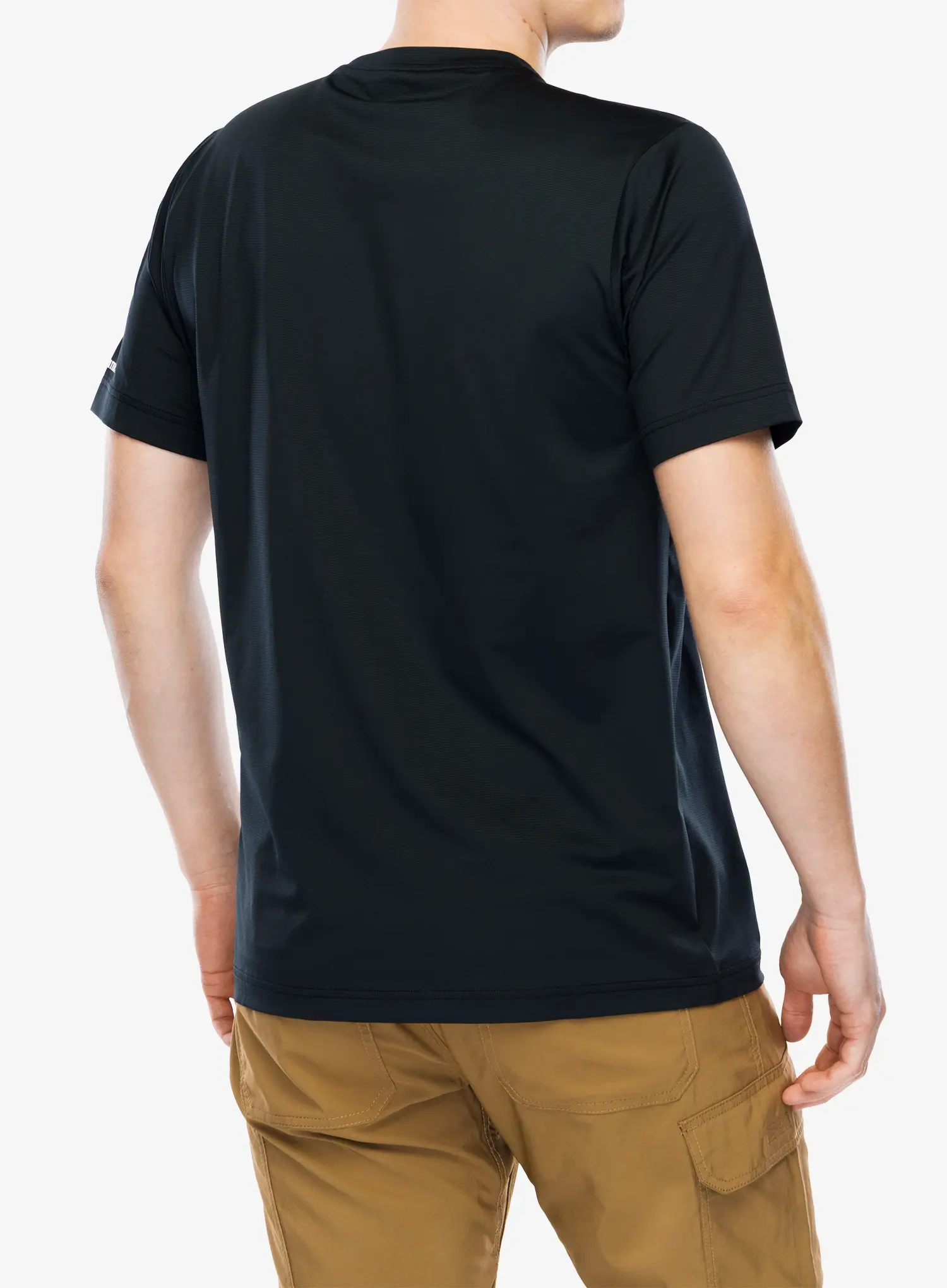 Tričko s potlačou Columbia Ice Lake II S/S Tee - black/peak direction