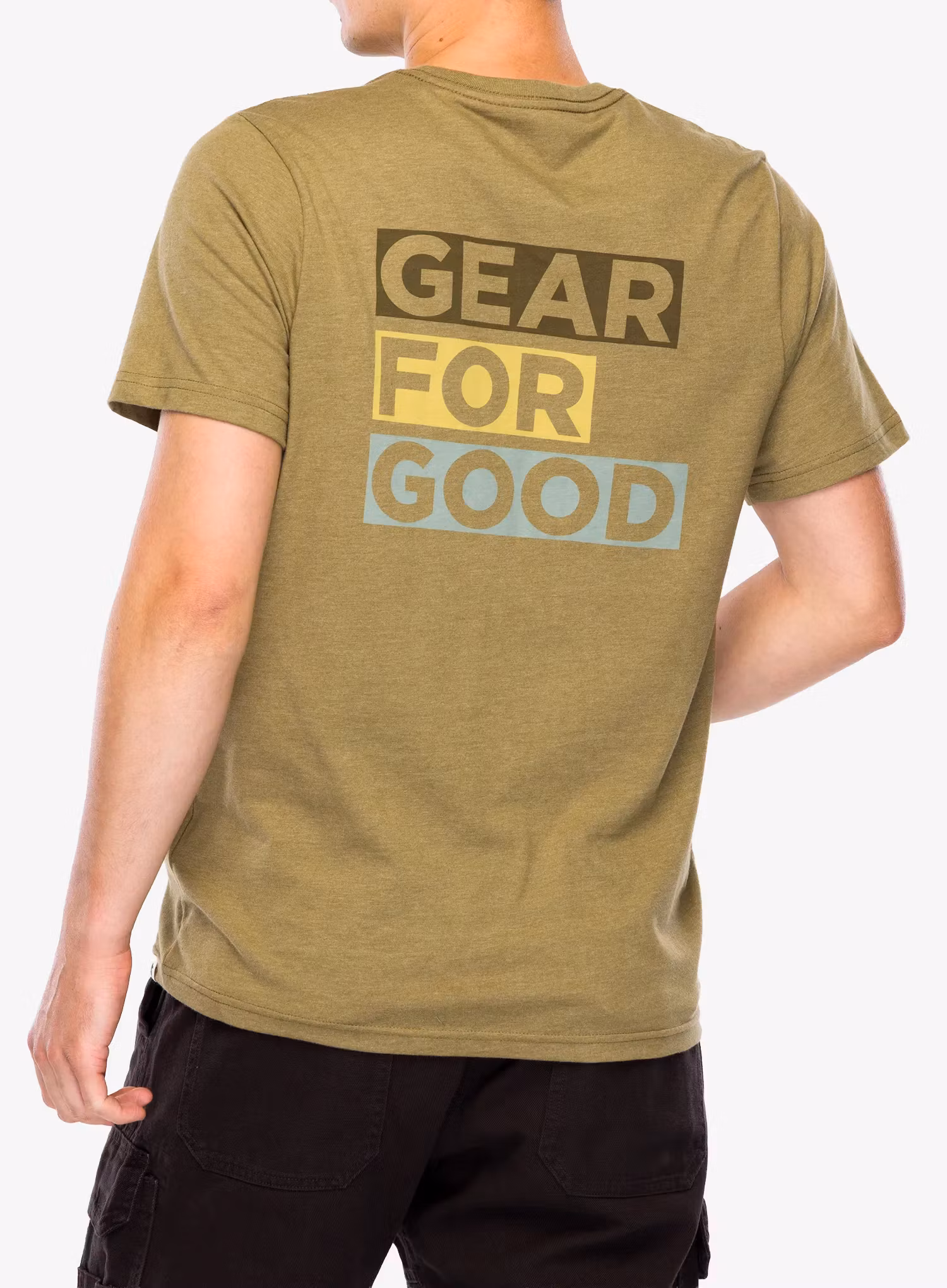 Tričko s potlačou Cotopaxi Gear For Good Stripes T-Shirt - moss