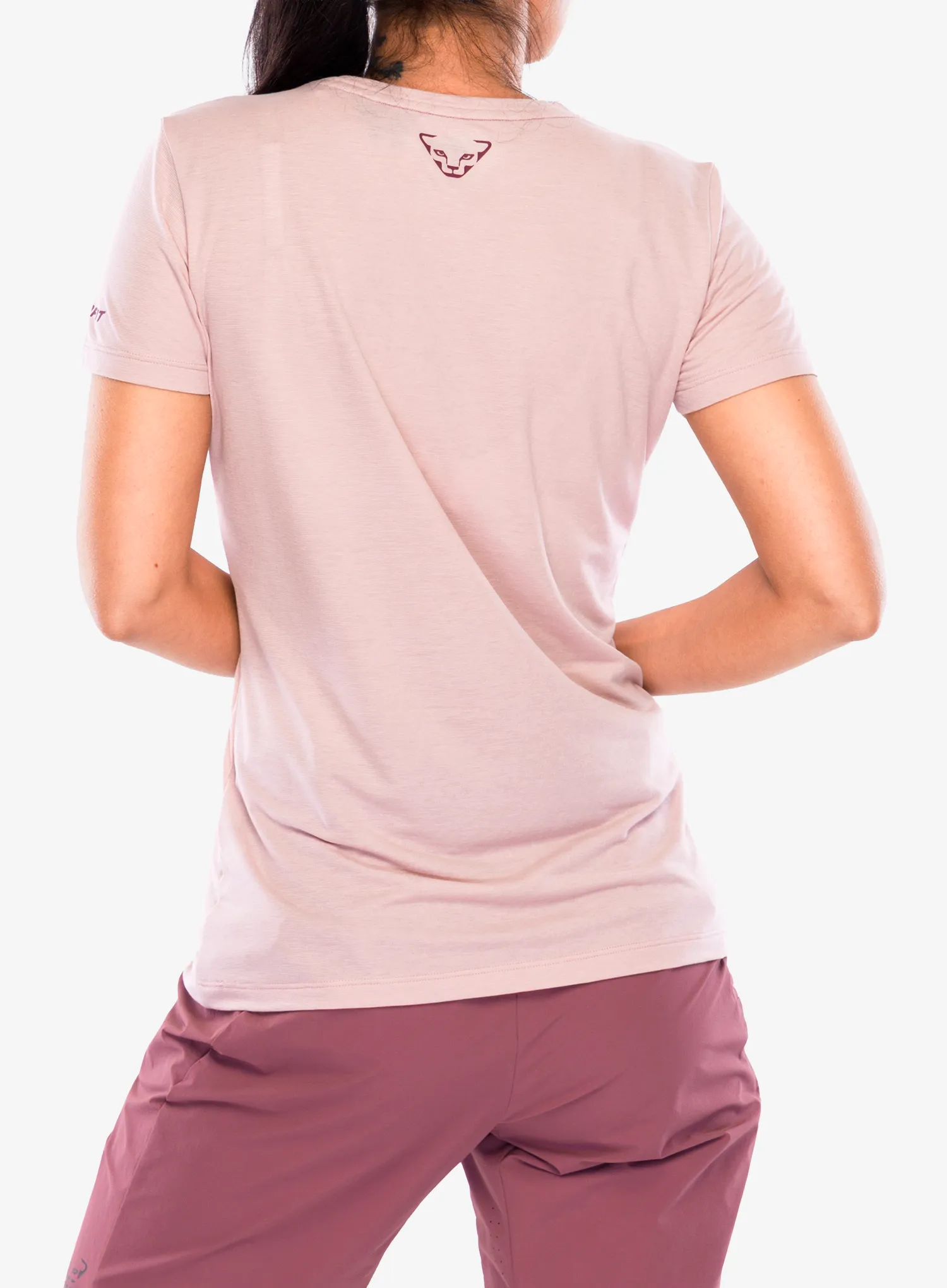 Tričko s potlačou dámske Dynafit Transalper Graphic S/S Tee - pale rose