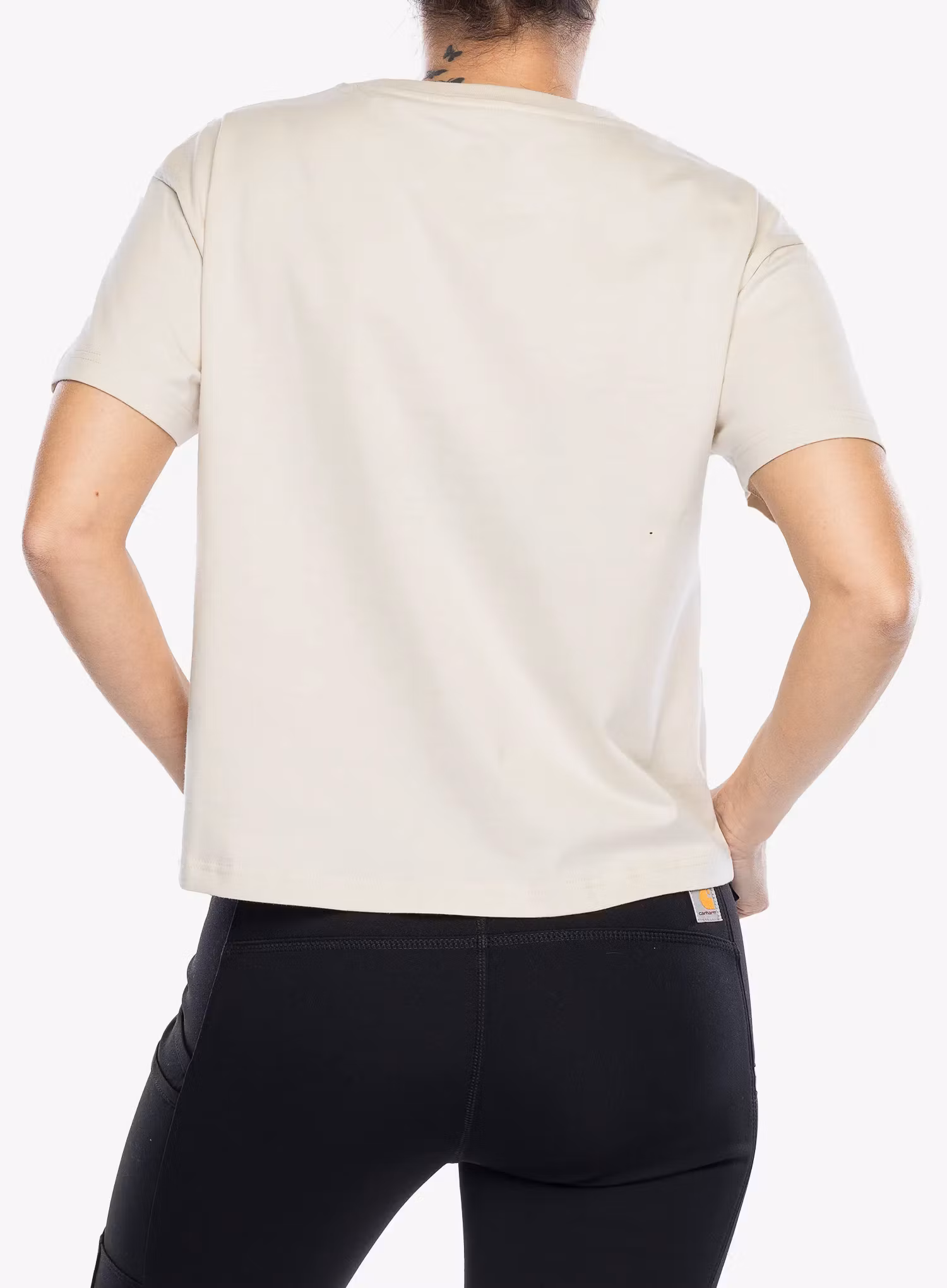 Tričko s potlačou dámske Fjallraven Fjallblomster Logo T-shirt - chalk white