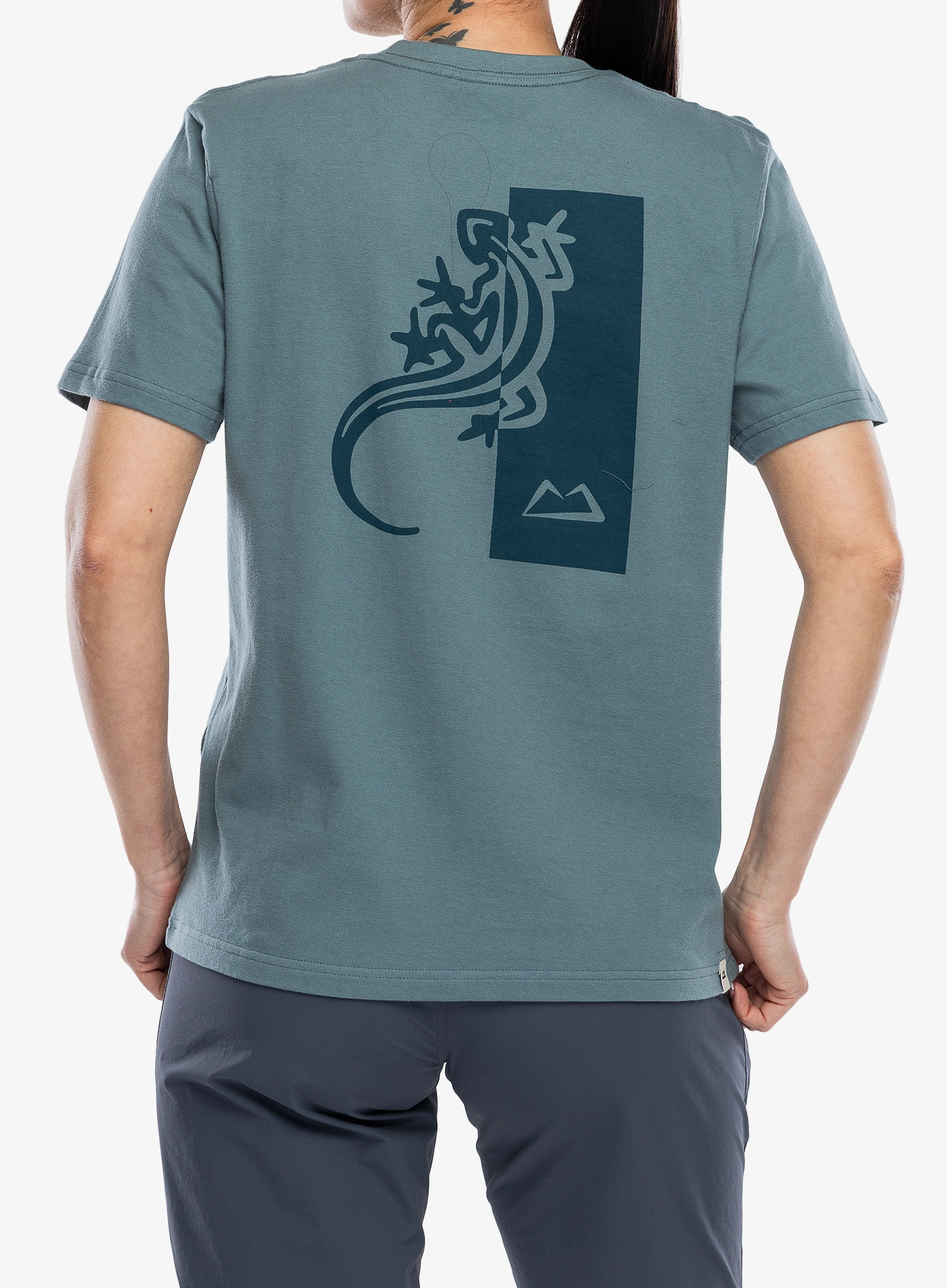 Tričko s potlačou dámske Mountain Equipment Podus Tee - blue goblin 