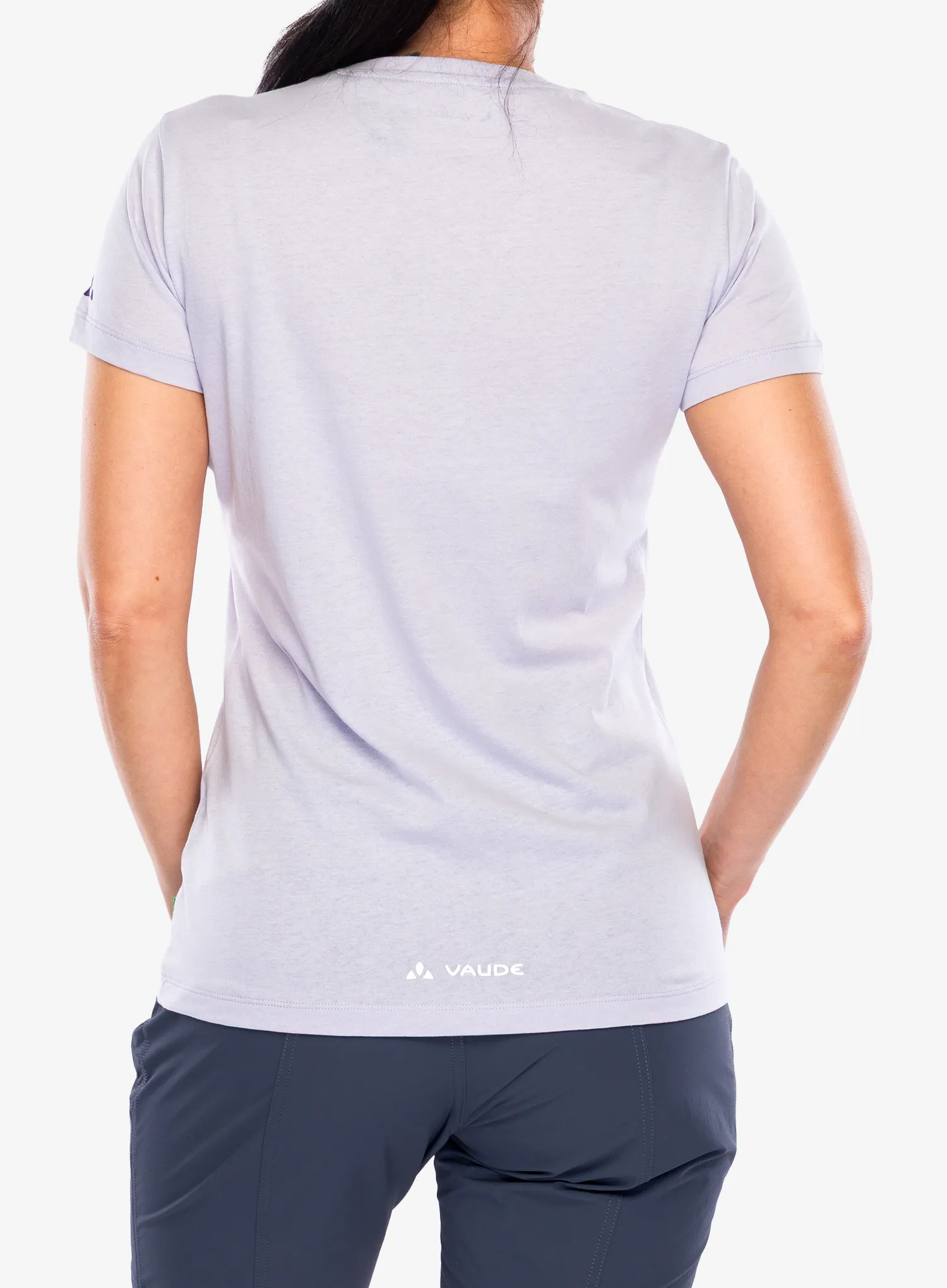 Tričko s potlačou dámske Vaude Cyclist T-Shirt V - lavender