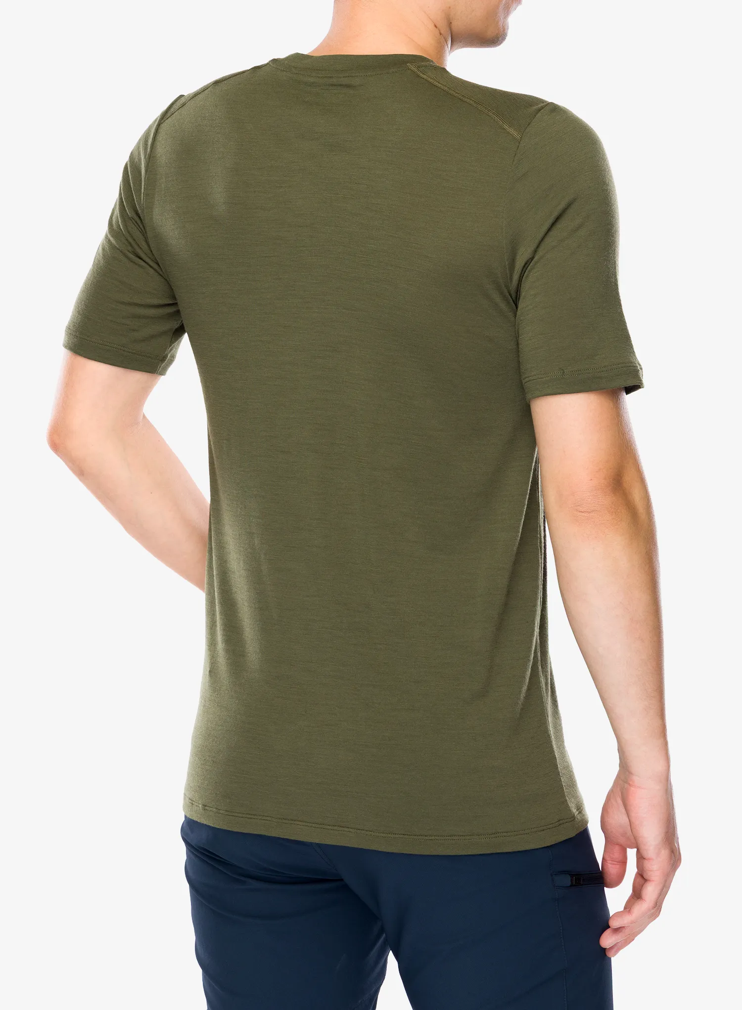Tričko s potlačou Fjallraven Abisko Wool Classic SS - laurel green