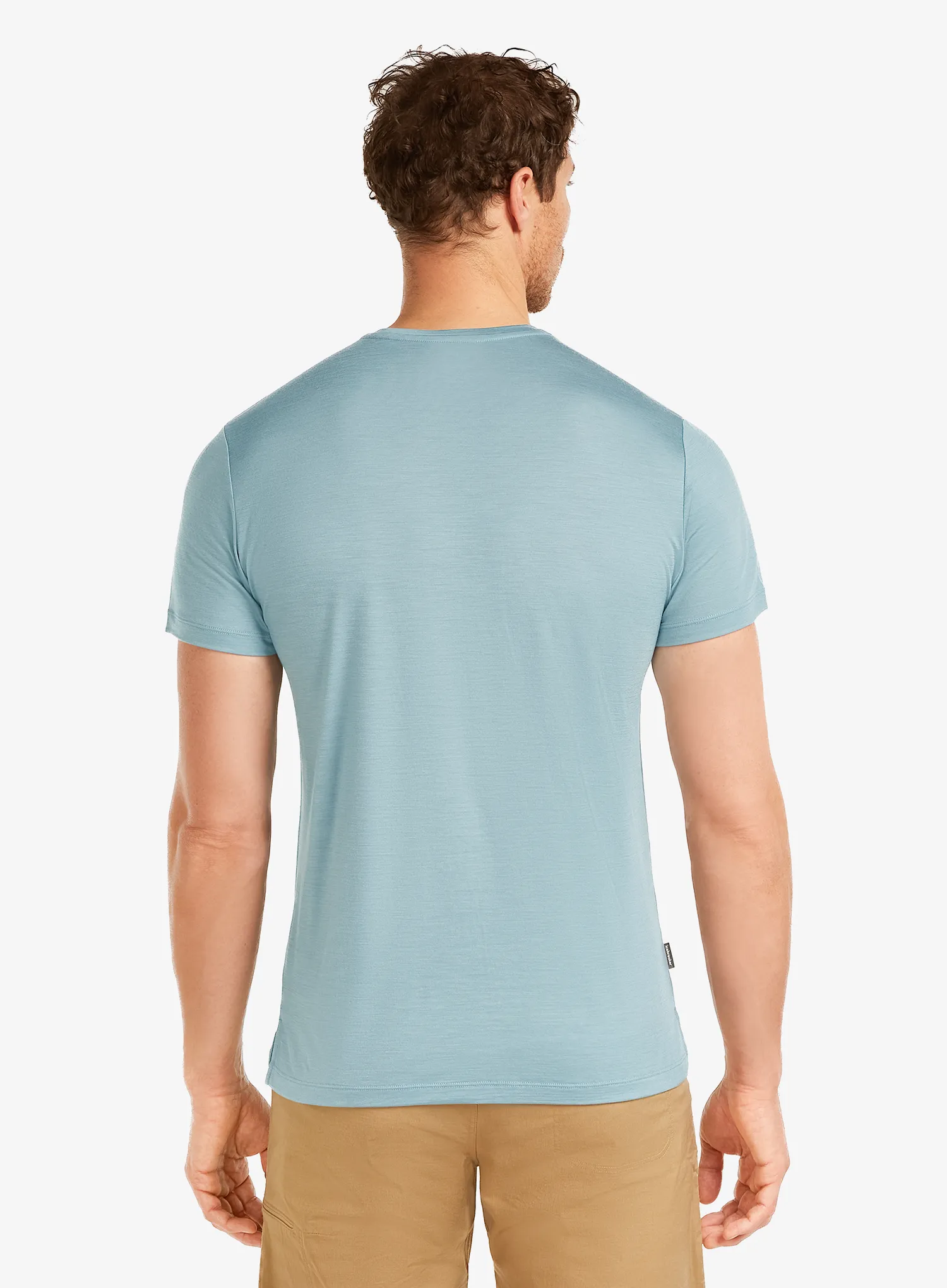 Tričko s potlačou Icebreaker Merino 125 Cool-Lite Sphere SS Tee Across - flint blue