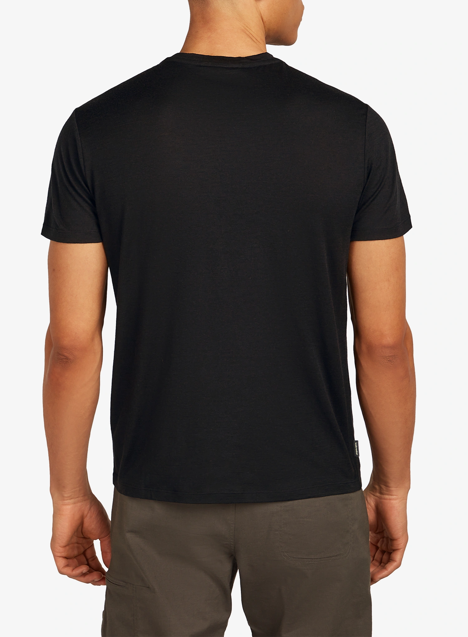 Tričko s potlačou Icebreaker Merino 150 Tech Lite SS Tee Snow Day - black