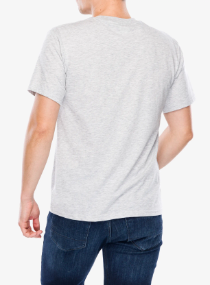 Tričko s potlačou Marmot MMW Gradient Tee SS - light grey heather