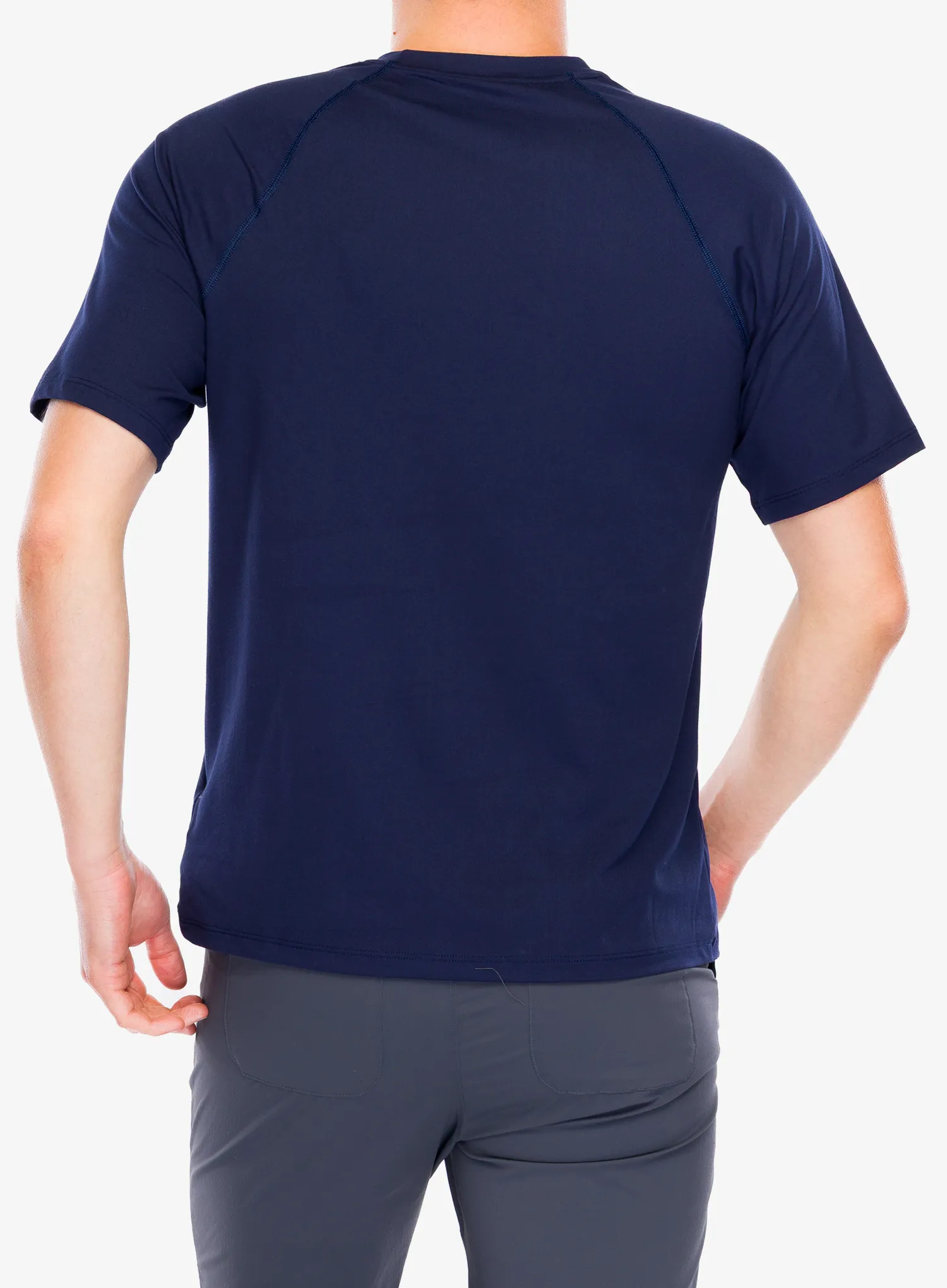 Tričko s potlačou Marmot Windridge Graphic S/S - arctic navy