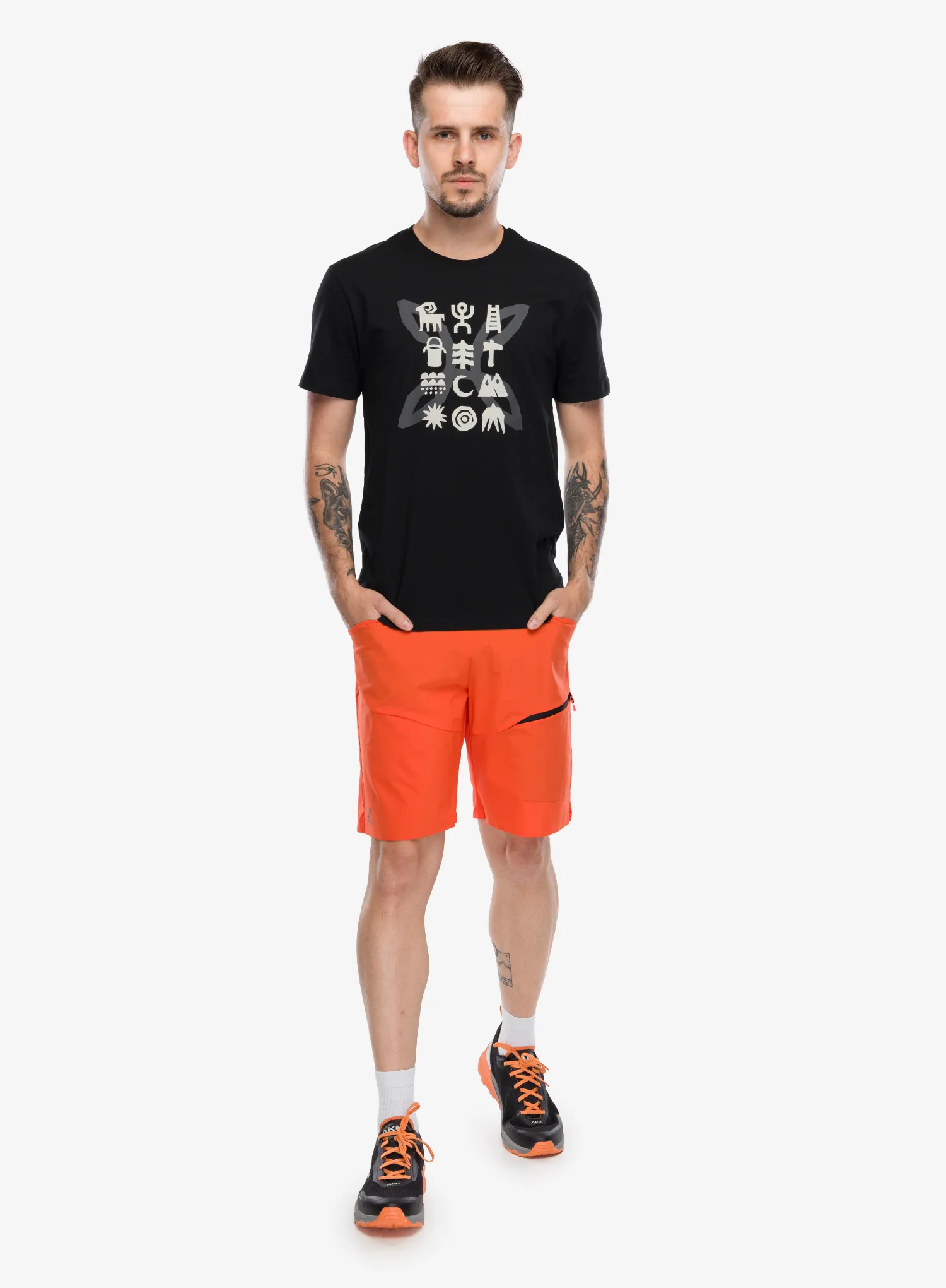 Tričko s potlačou Montura Rock Painting T-Shirt - black