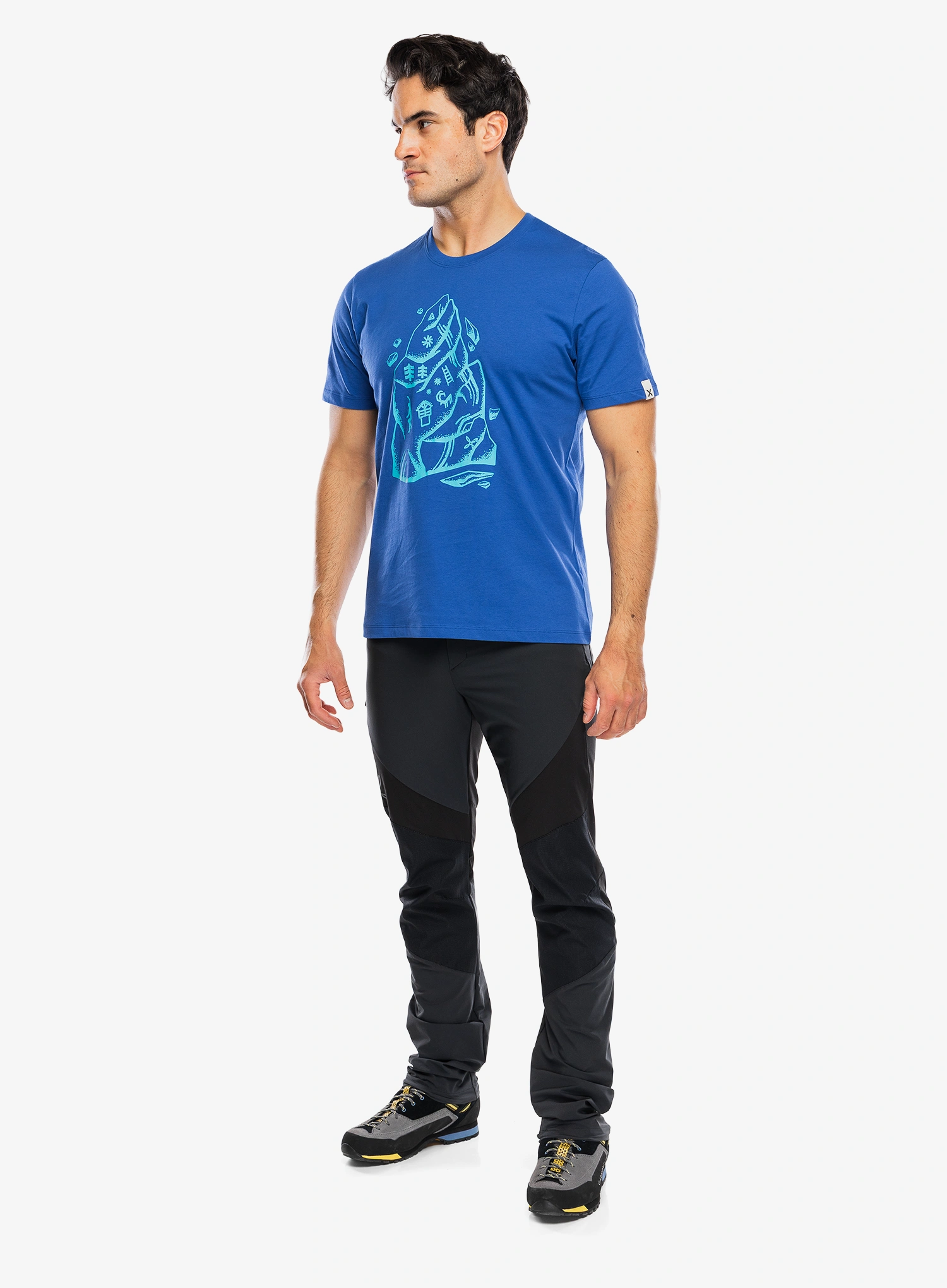 Tričko s potlačou Montura Spire T-Shirt - b.blue