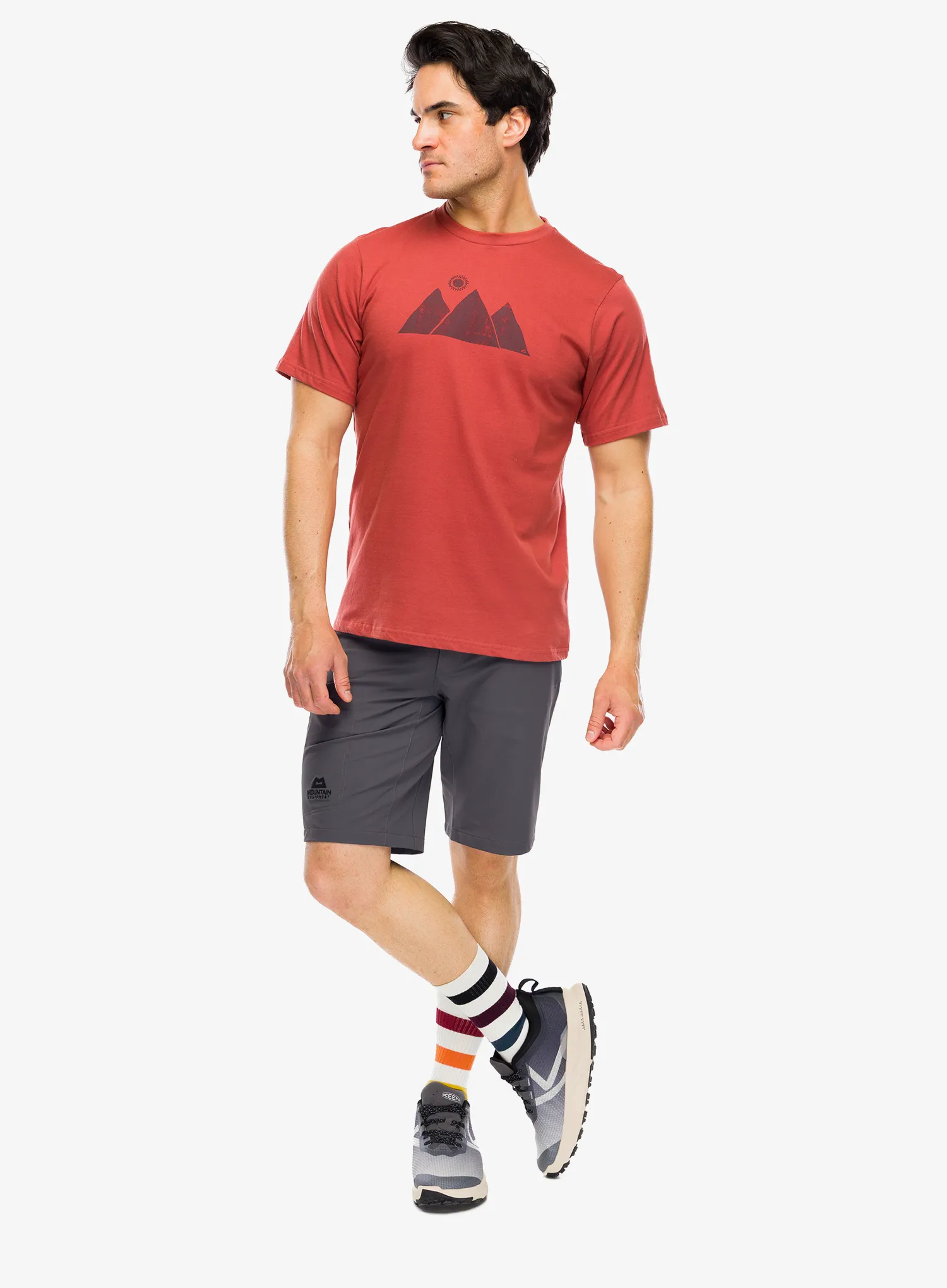 Tričko s potlačou Mountain Equipment Mountain Sun Tee - etruscan red