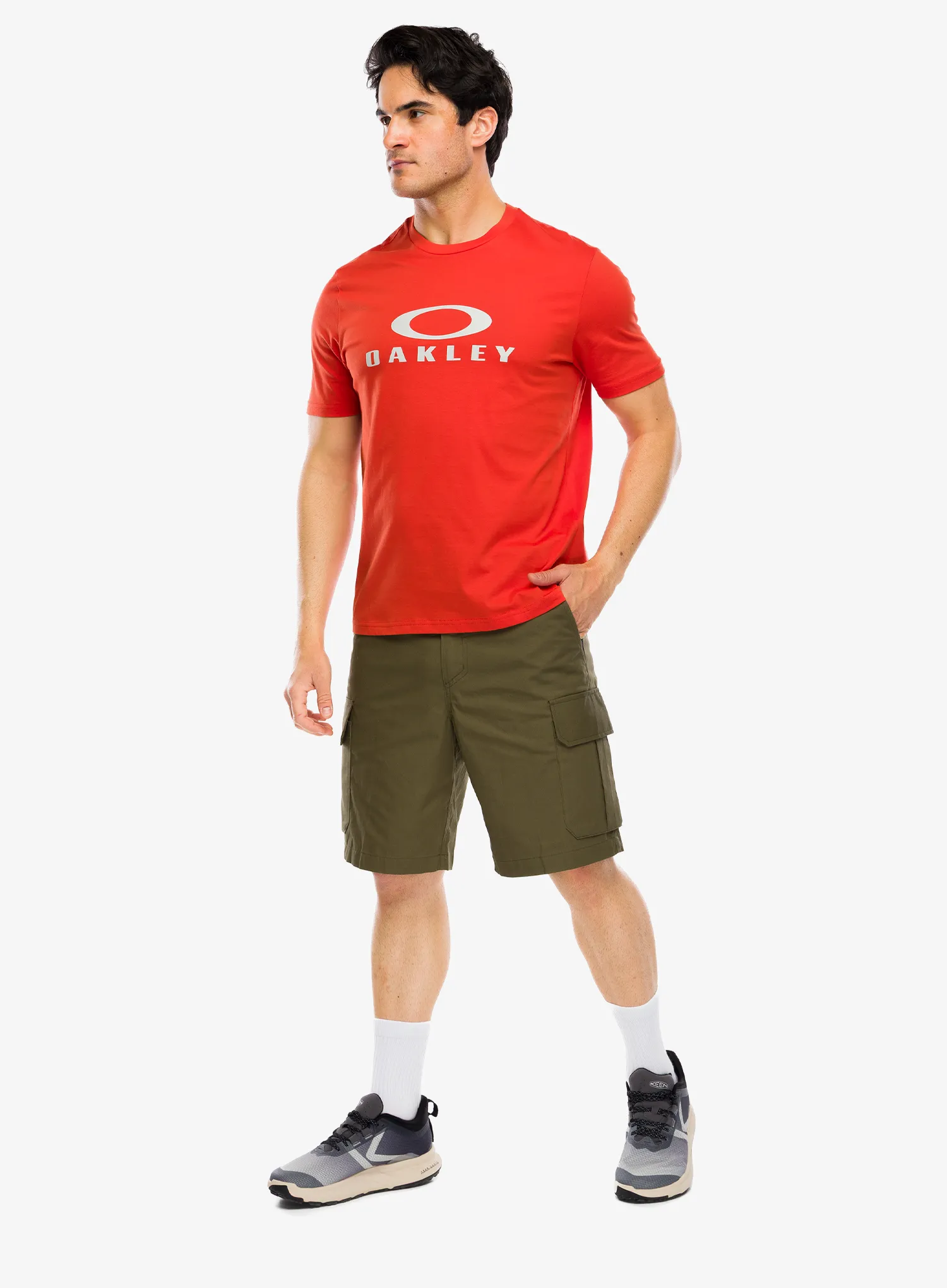 Tričko s potlačou Oakley O Bark 2.0 - aviator orange