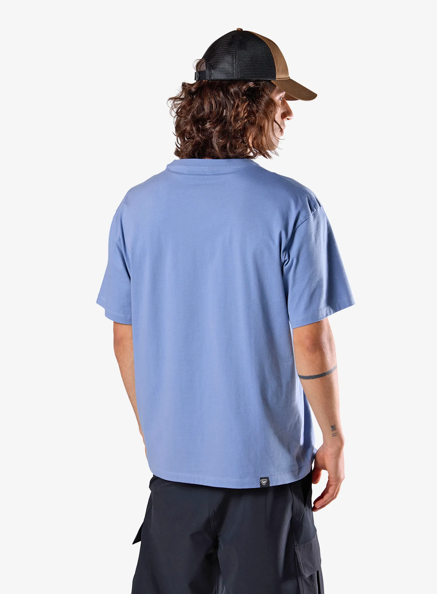Tričko s potlačou Rossignol Graphic Waterfall Tee - stonewash