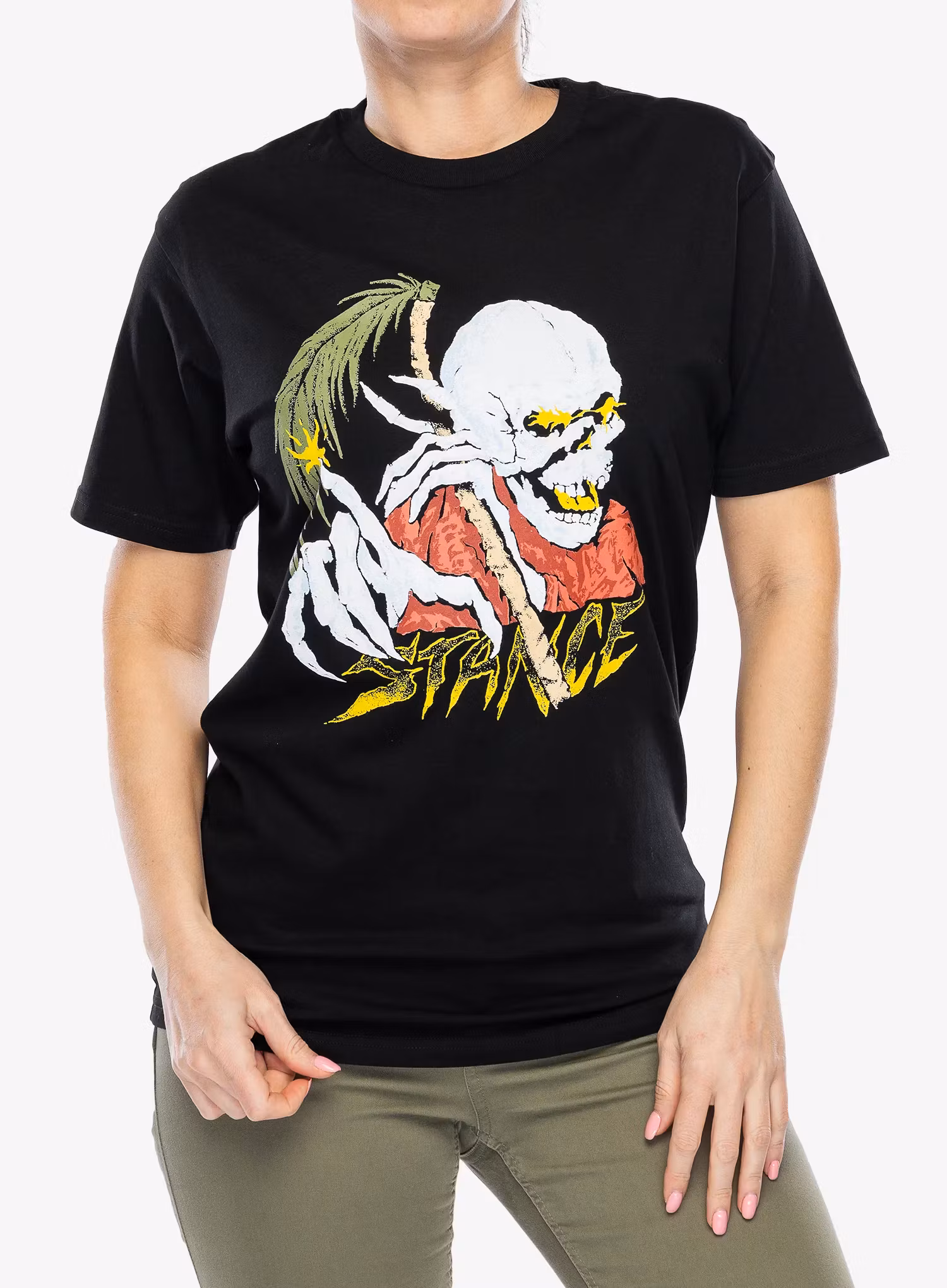 Tričko s potlačou Stance Palm Slayer SS - black