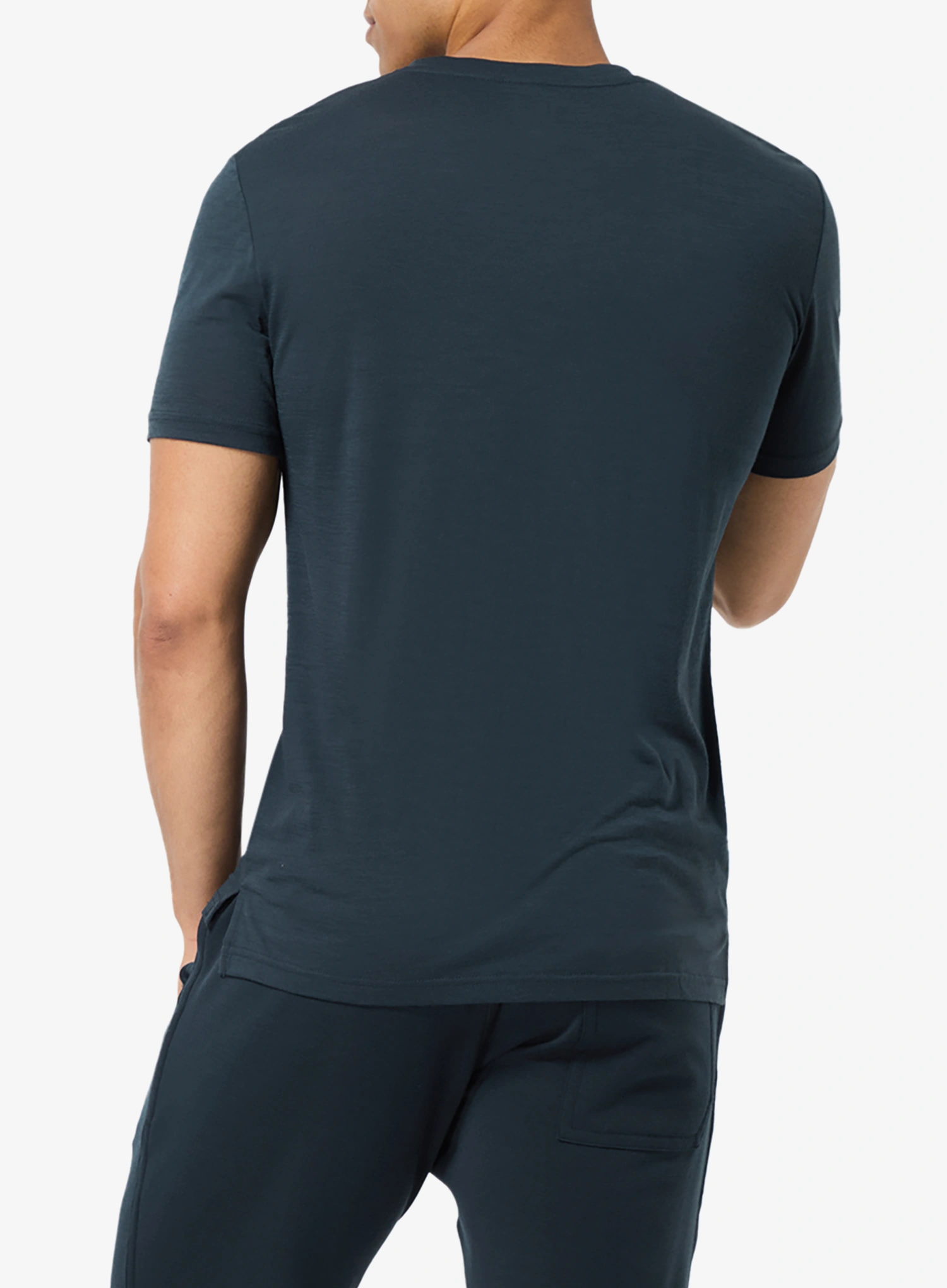 Tričko s potlačou Super.natural Hiking Tee - blueberry/feather grey