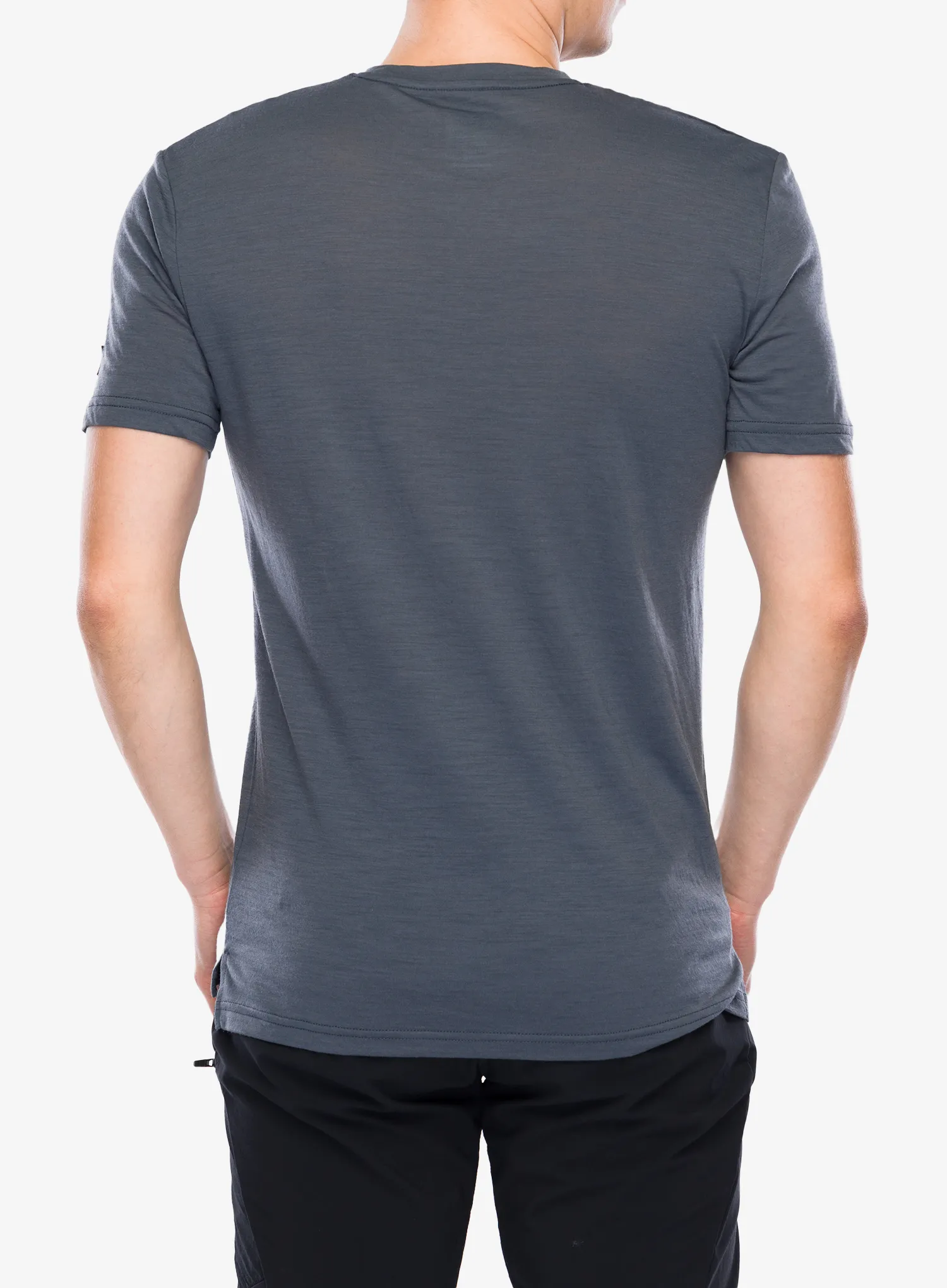 Tričko s potlačou Super.natural Mountain Vibes Tee - turbulence blue/various