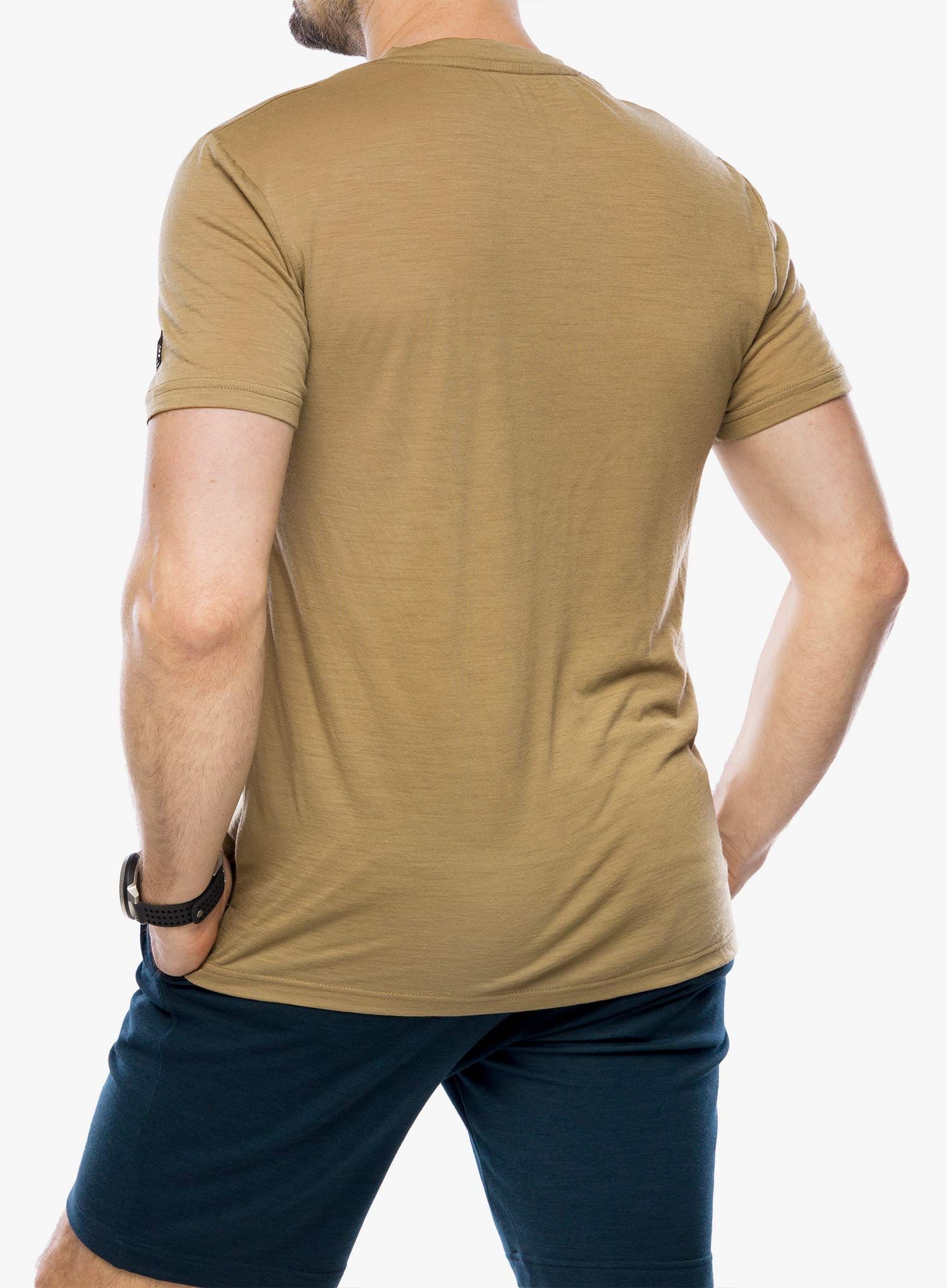 Tričko s potlačou Super.natural Sn Sailor Tee - oak/jet black/dried sage