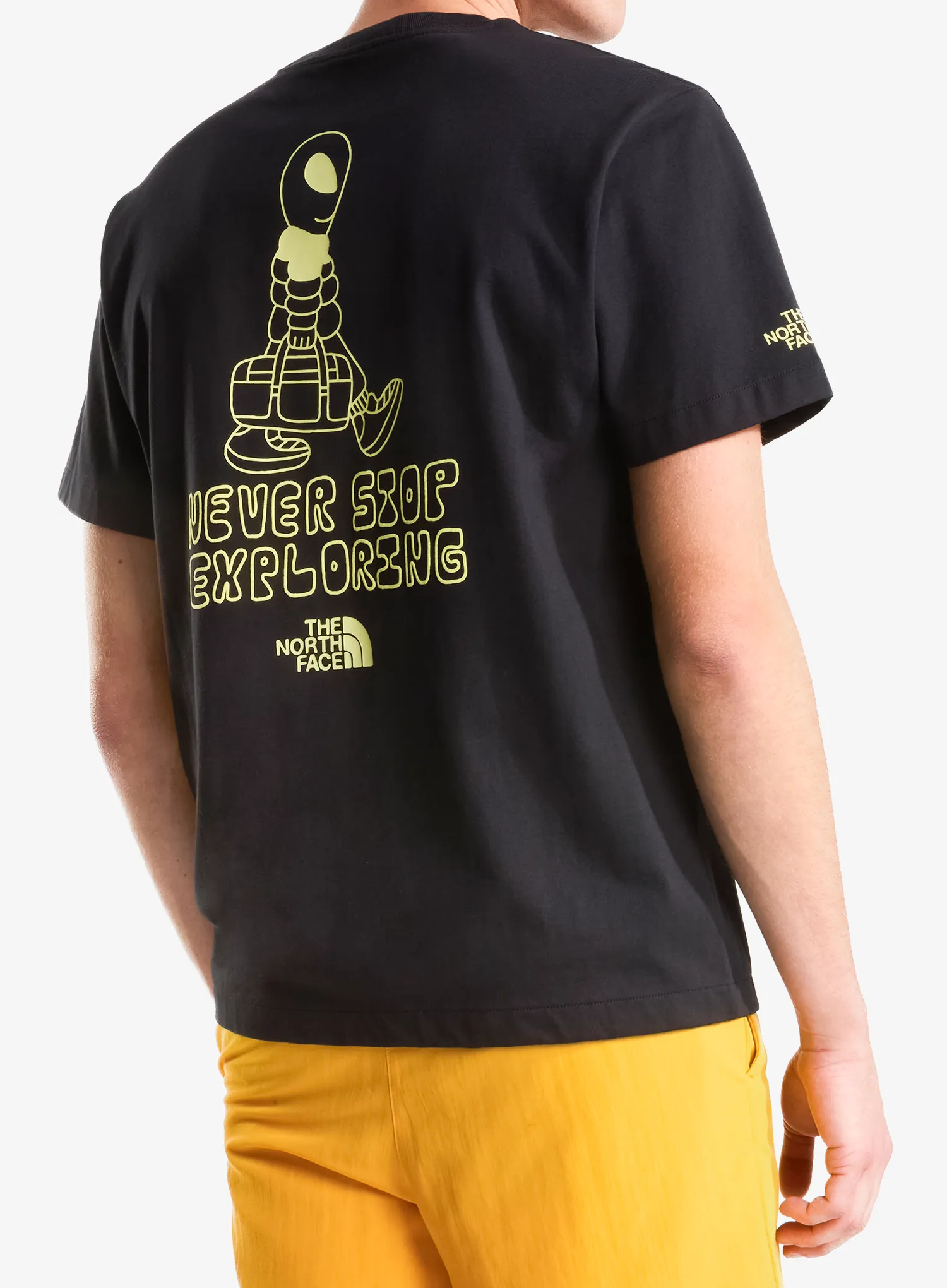 Tričko s potlačou The North Face Alien  Relaxed Short Sleeve Tee - tnf black