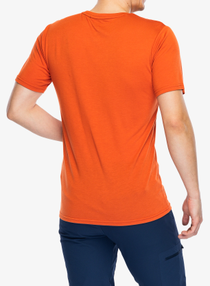 Tričko s potlačou Viking Morain Bamboo - orange