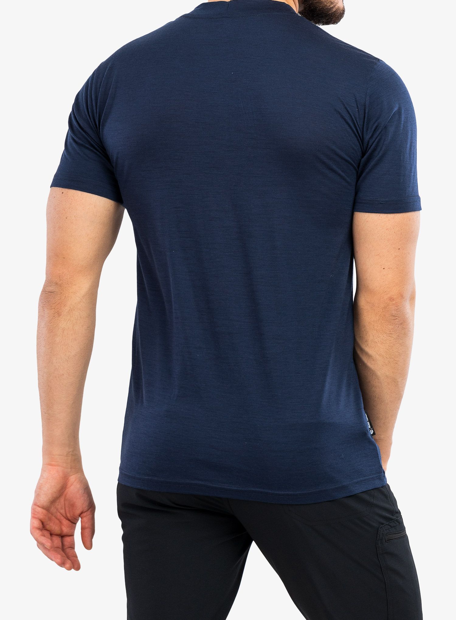 Merino tričko pánske Sensor Merino Active PT Tee S/S - deep blue mountains
