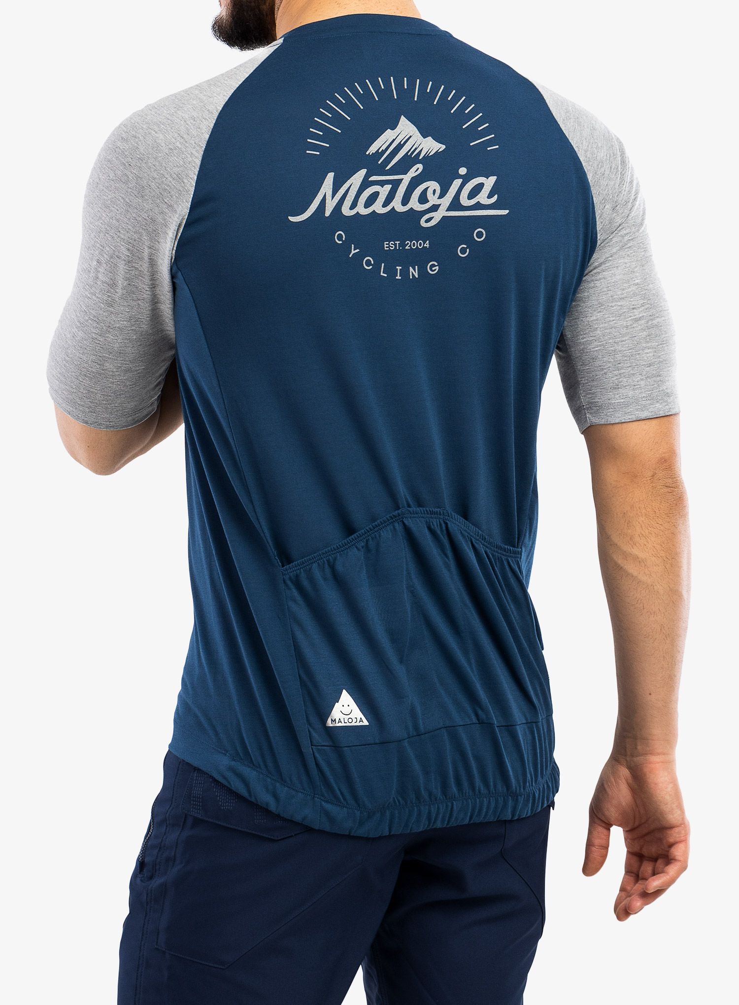 Cyklistické tričko Maloja Jupiterbart - midnight multi