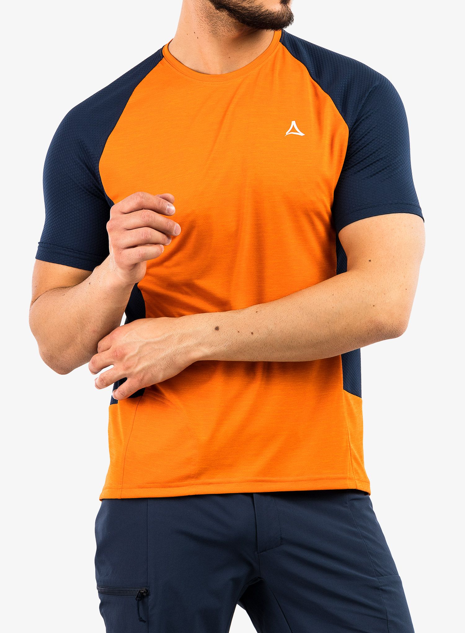 Cyklistické tričko Schoffel Shirt Auvergne M - orange blaze