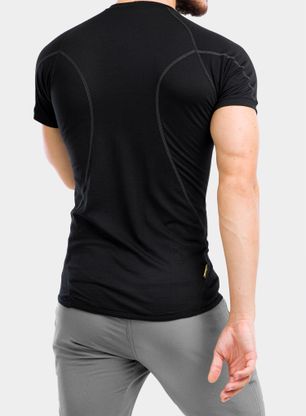 Funkčné tričko Sensor Merino Active Tee S/S - black