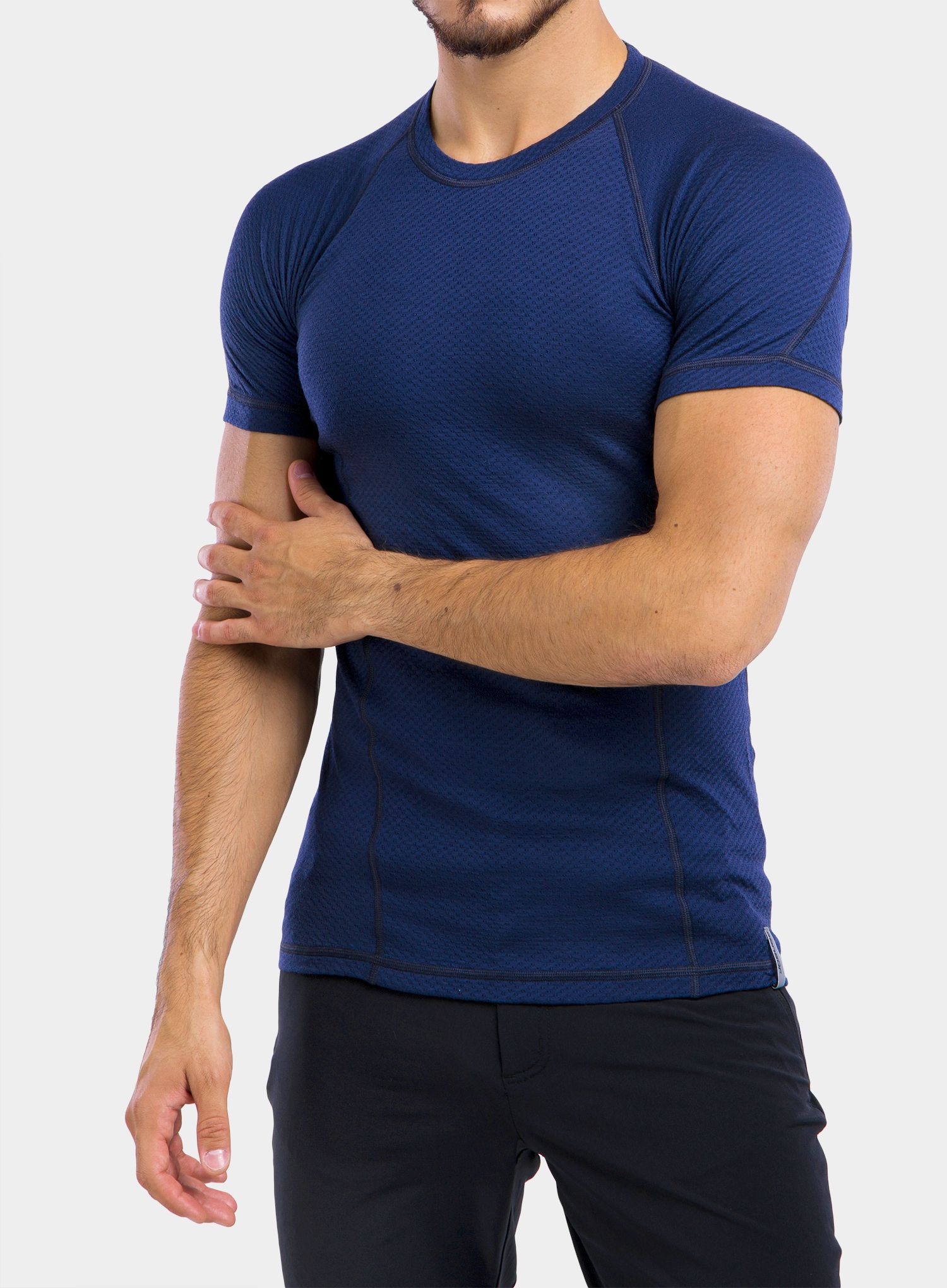 Pánske funkčné tričko Sensor Merino DF Tee S/S - deep blue
