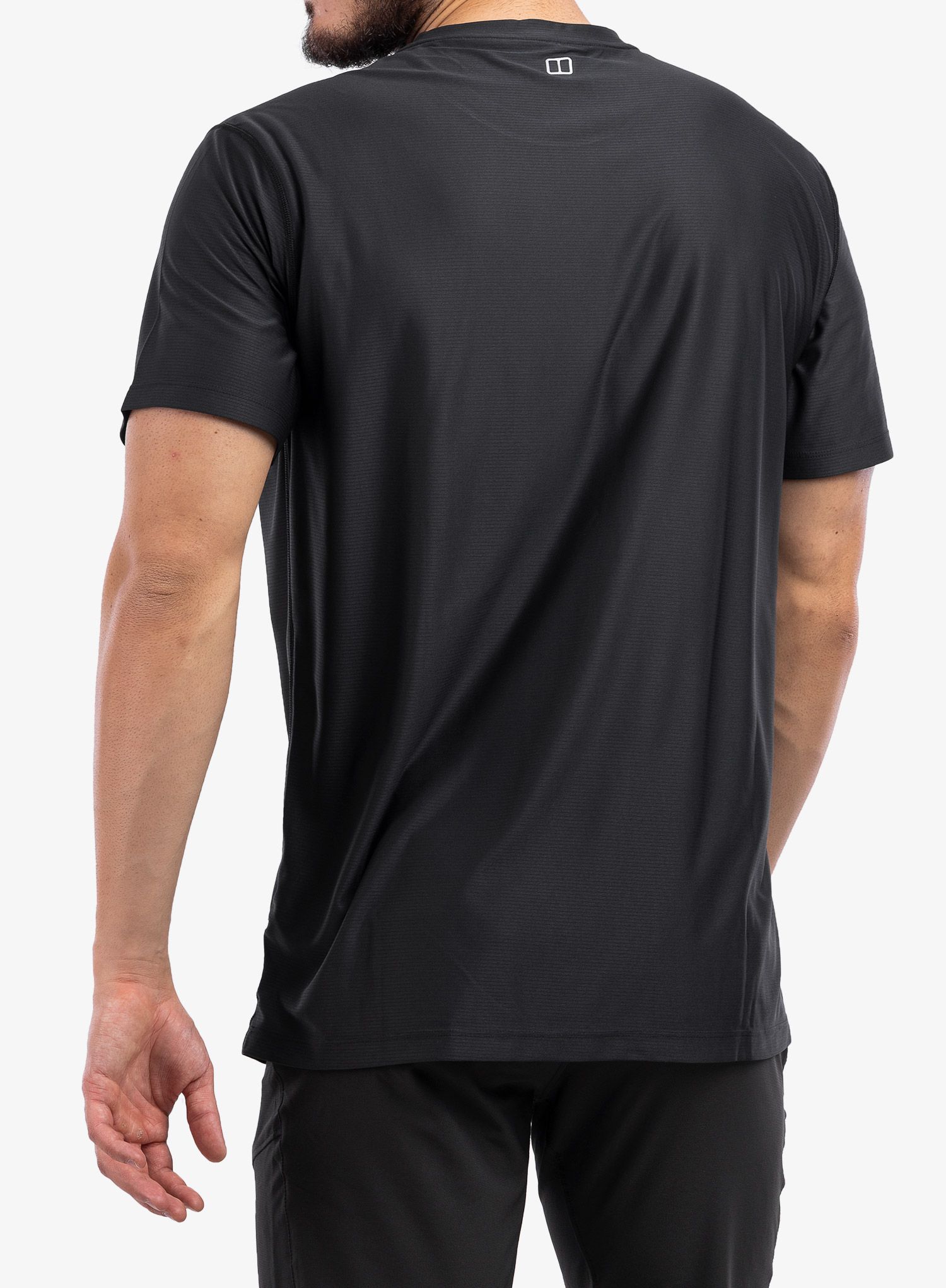Pánske tričko Berghaus 24/7 Tech SS Crew - black/black