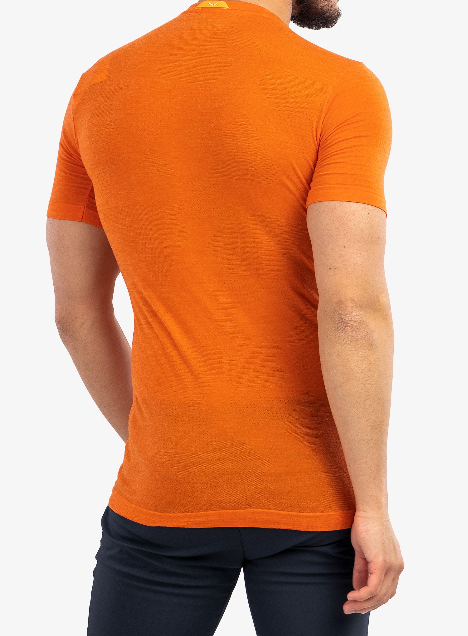 Pánske funkčné tričko Salewa Zebru Fresh AMR T-shirt - red orange