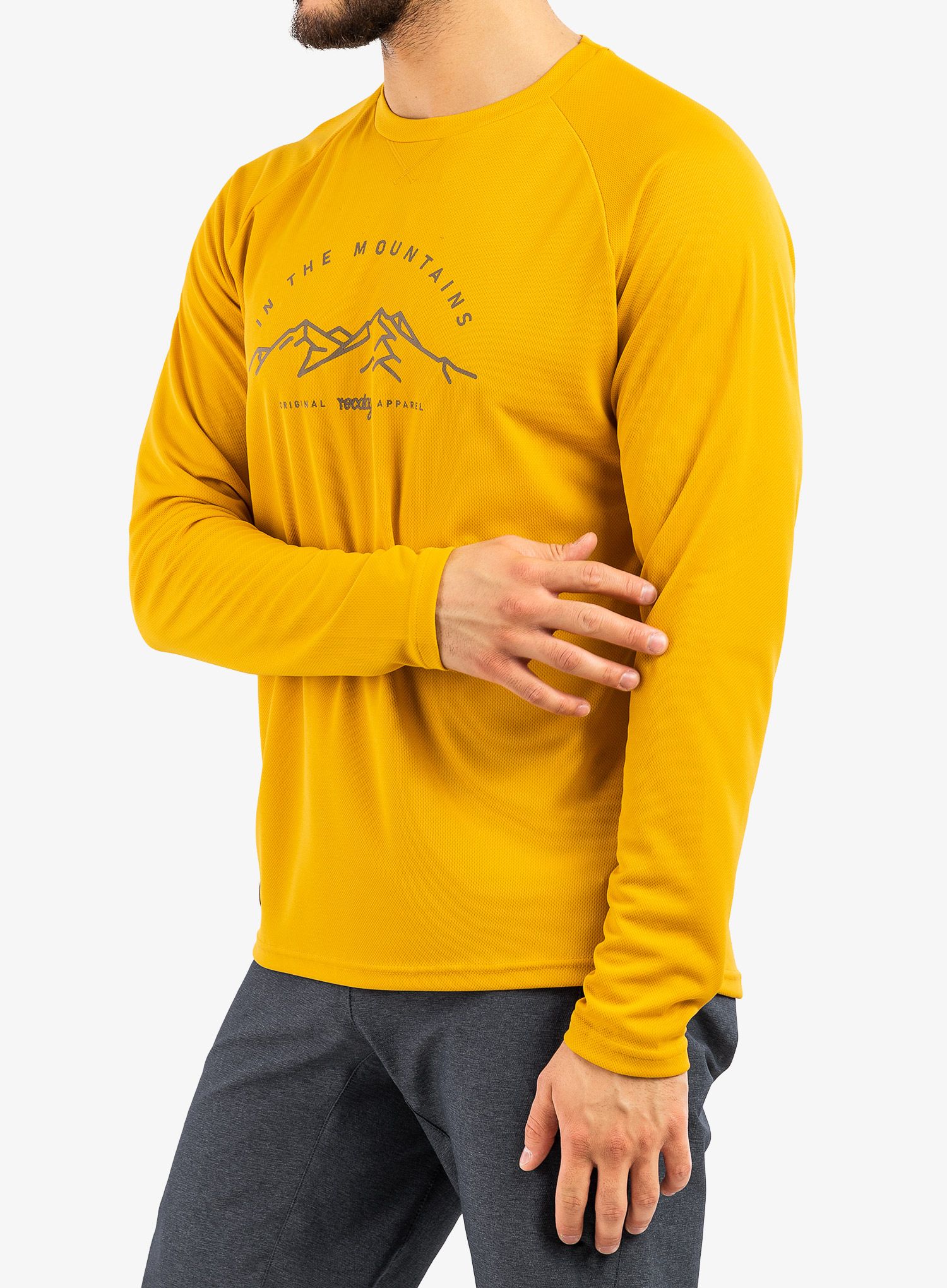 Mikina bez kapucne Rocday Mount - yellow