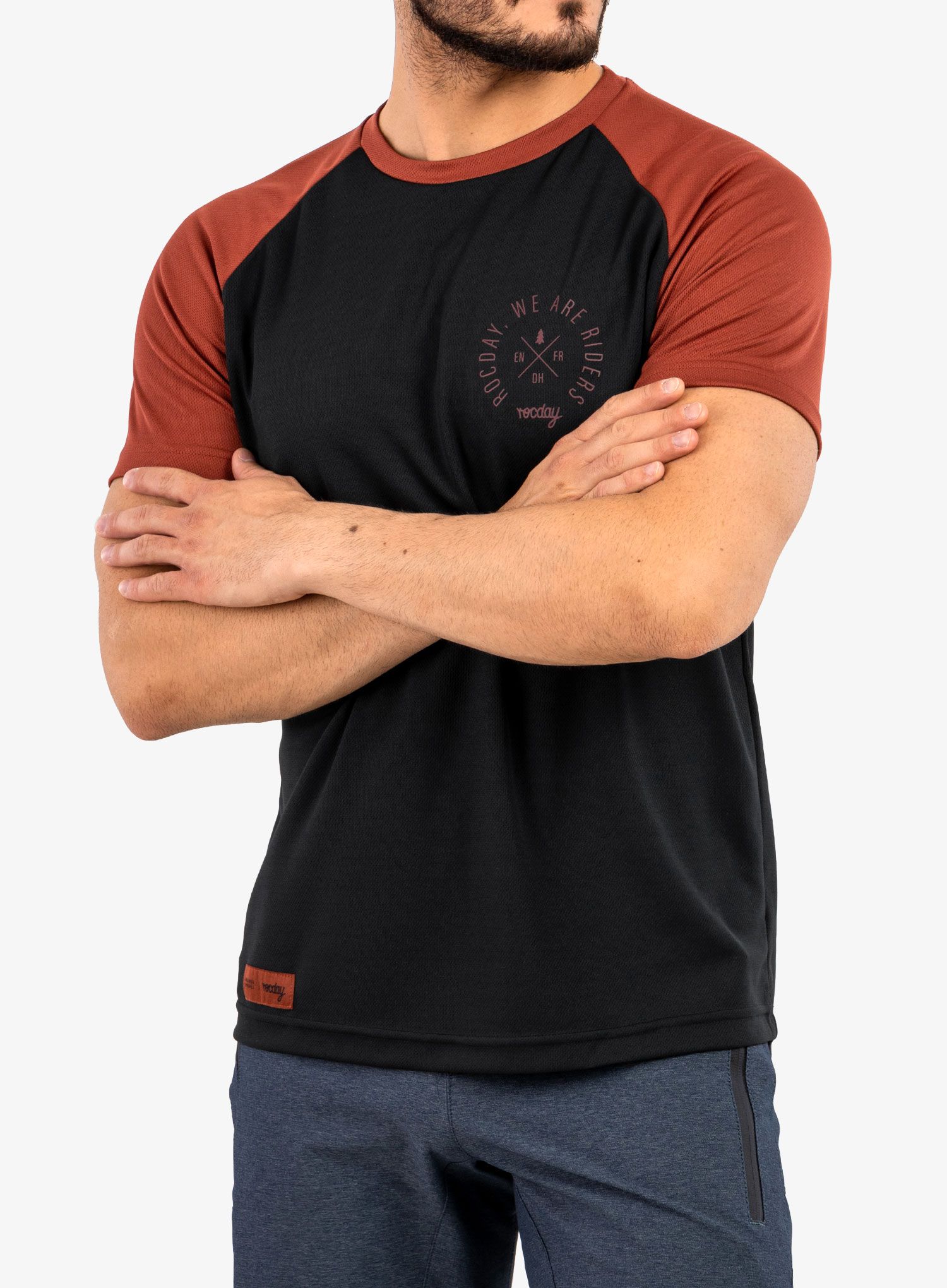 Tričko s potlačou Rocday Roost - black/red