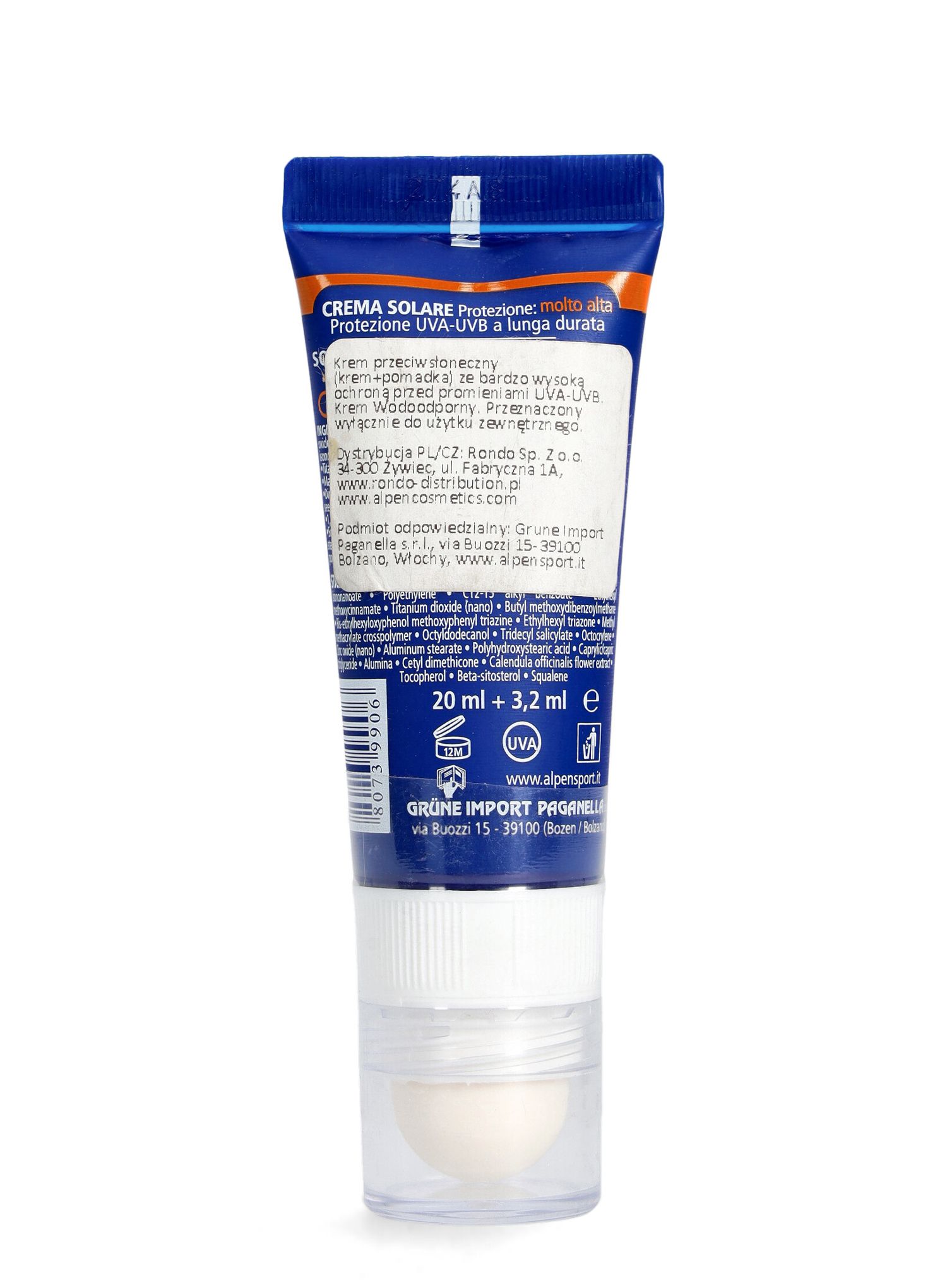 Krém s filtrom Alpen Sun Combi F50+ 23,2 ml