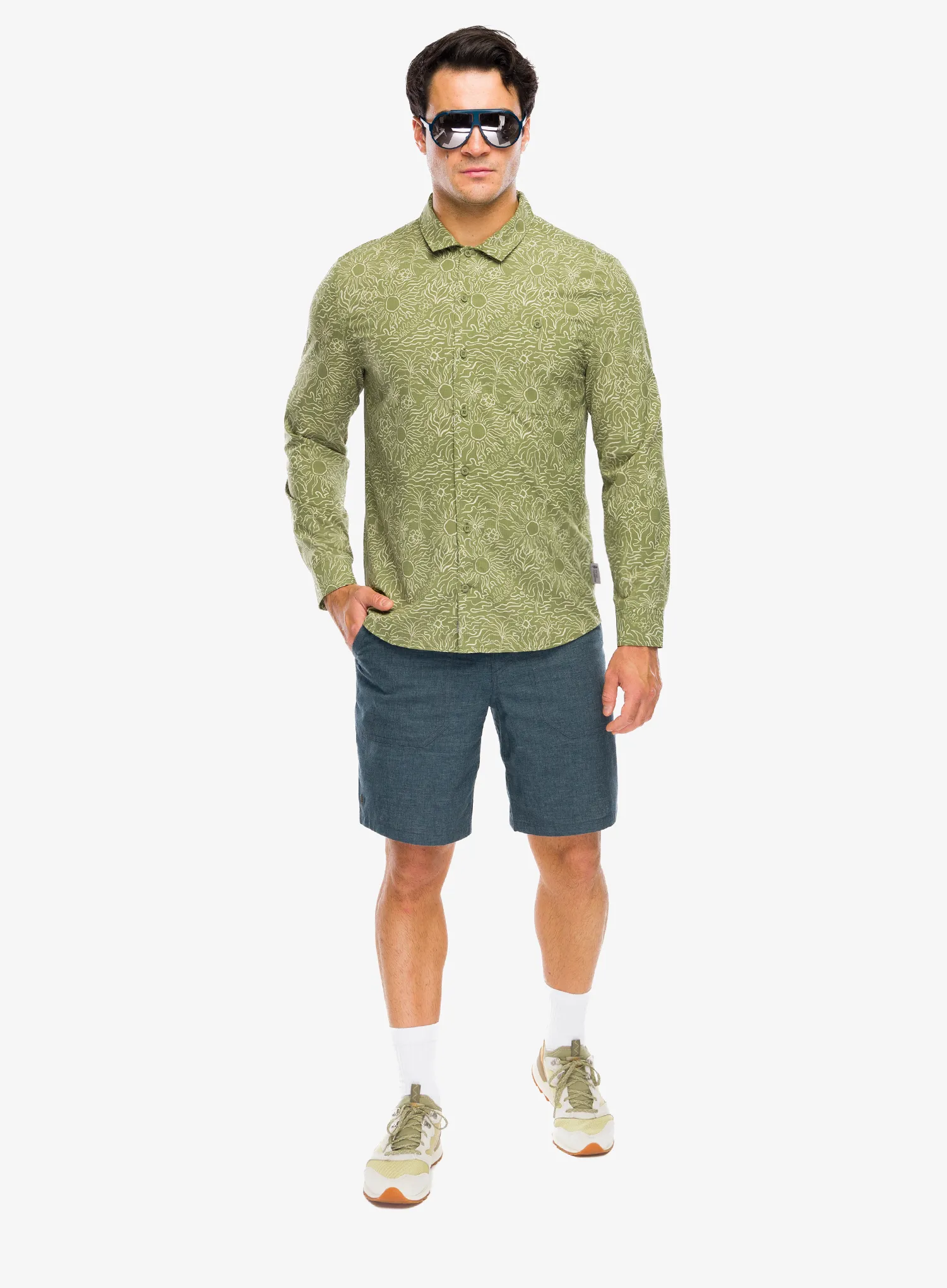 Kraťasy Royal Robbins Hemp Adventure Short - orion blue