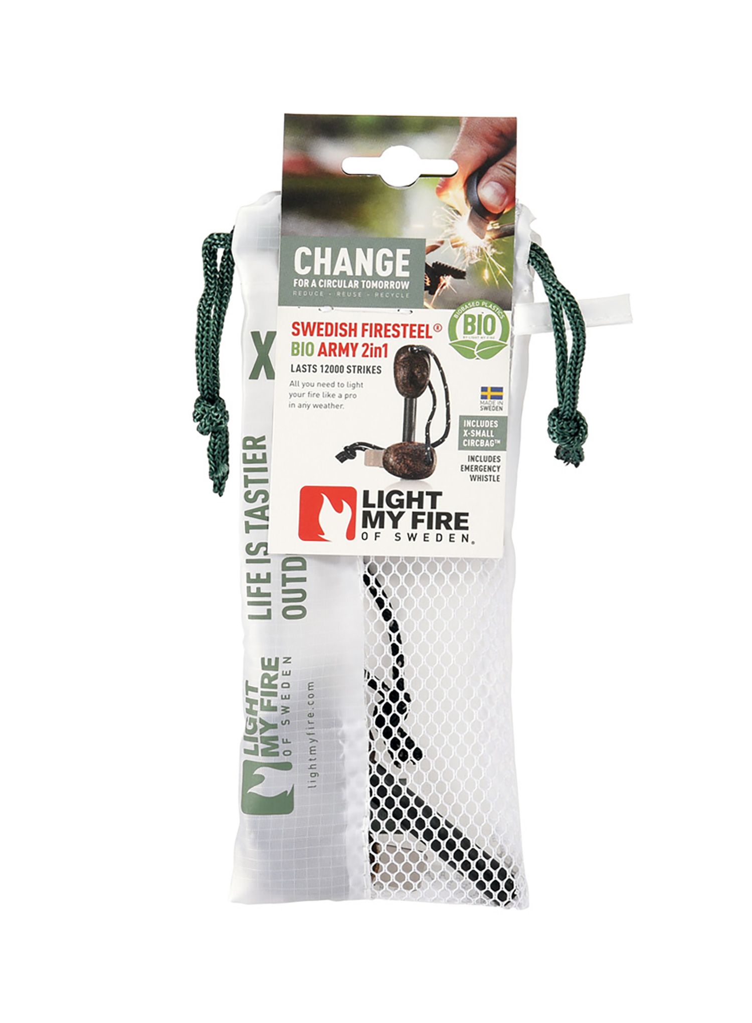 Kresadlo Light My Fire Firesteel Bio Army 2in1 - cocoshell