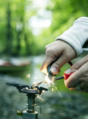 Kresadlo Light My Fire Firesteel Bio Scout - rocky red