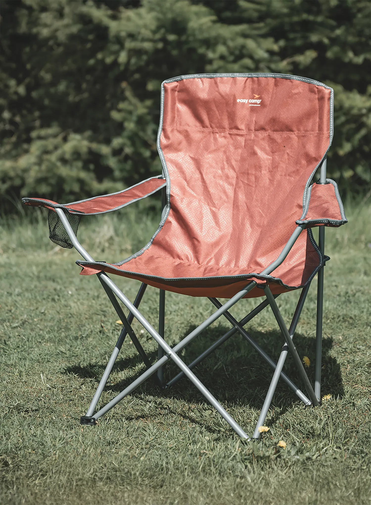 Kempingová stolička Easy Camp Spruce Arm Chair - clay red