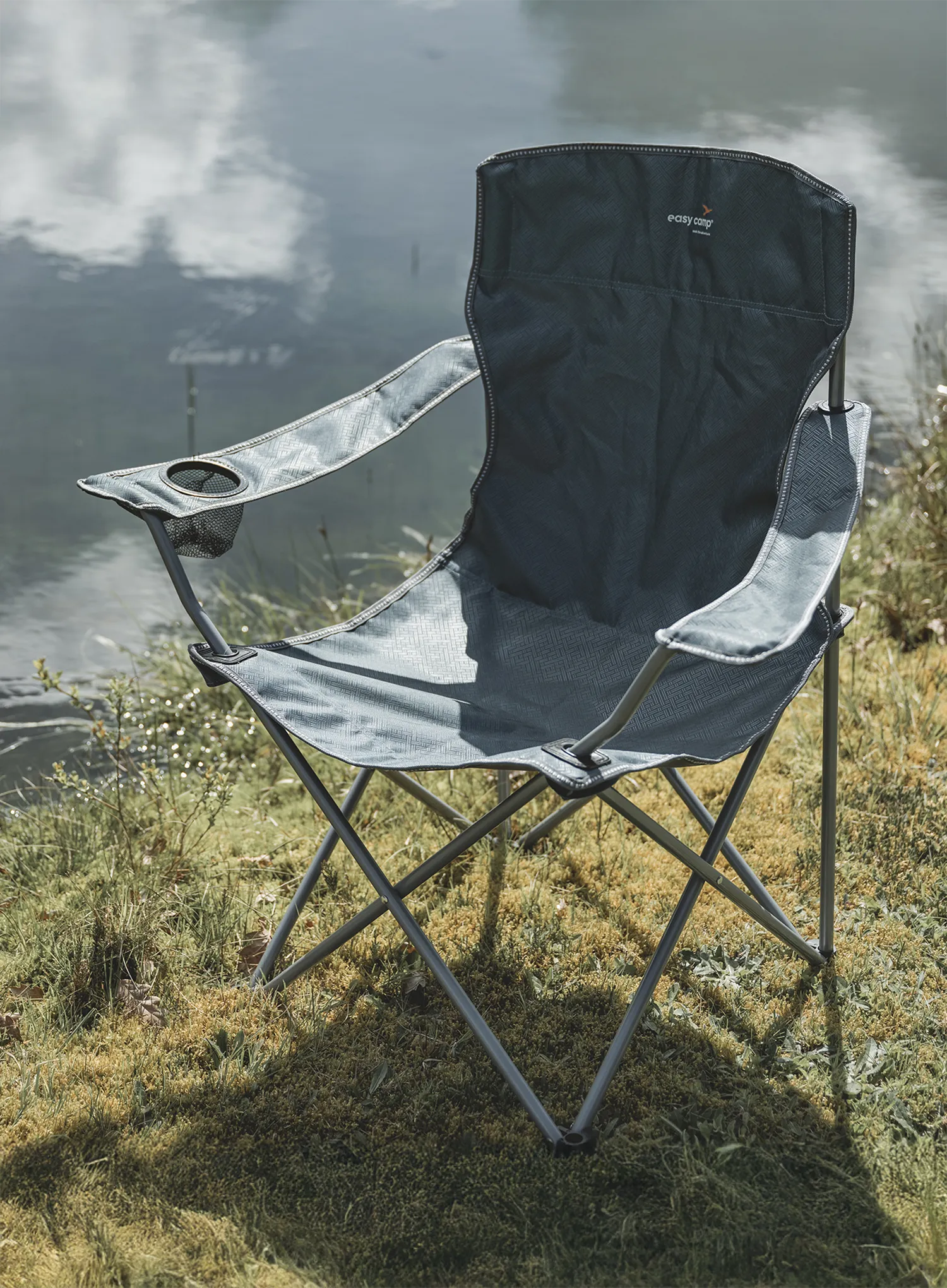 Skladacia stolička Easy Camp Spruce Arm Chair - fjord blue