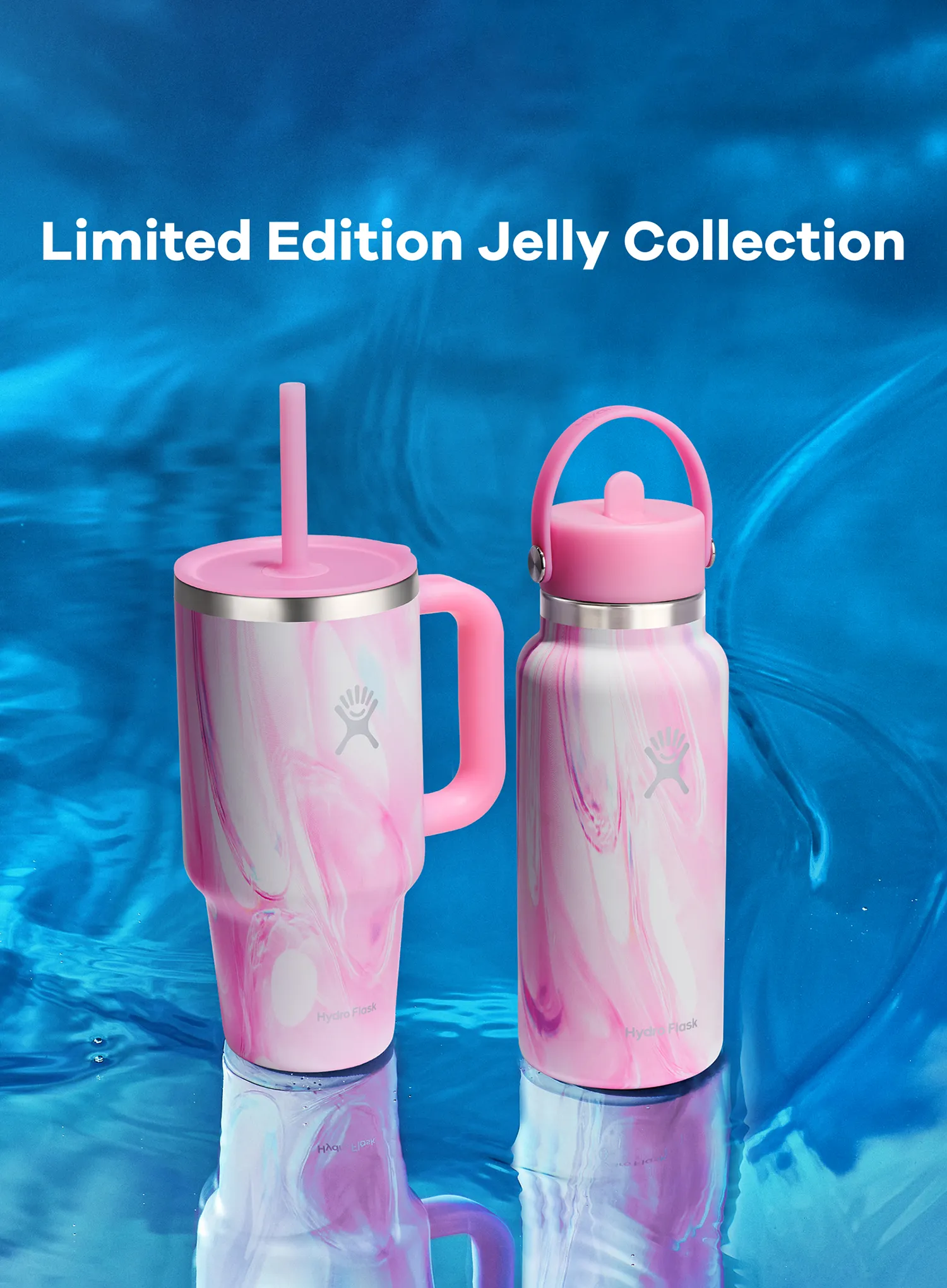 Termohrnček Hydro Flask 32 oz Travel Tumbler (946 ml) - jelly pink