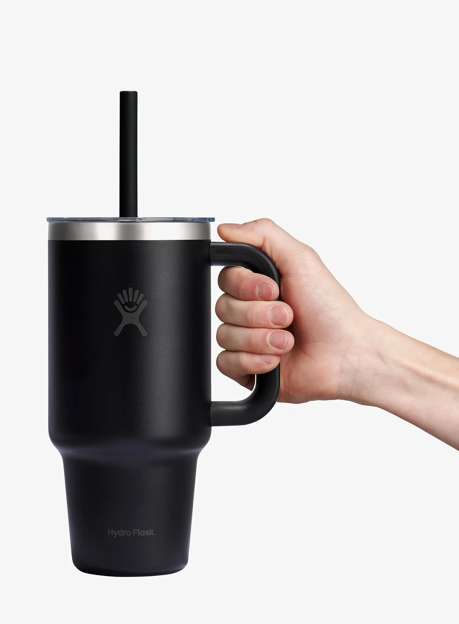 Termohrnček Hydro Flask 32 Oz Travel Tumbler Clear Lid (946 ml) - black