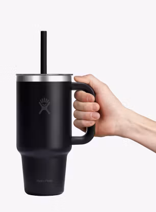 Termohrnček Hydro Flask 32 Oz Travel Tumbler Clear Lid (946 ml) - black