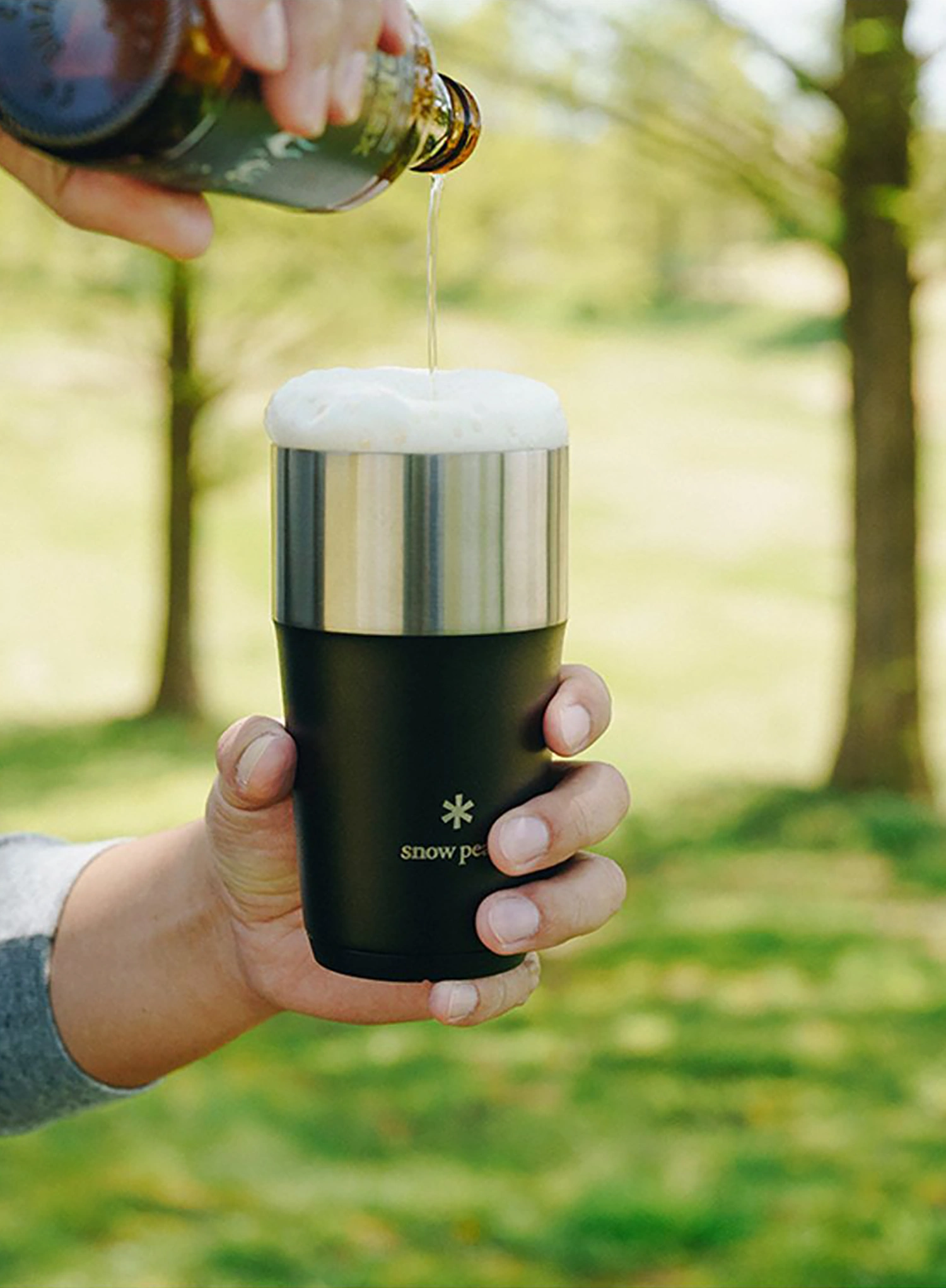 Termohrnček Snow Peak Shimo Tumbler 470 ml - black