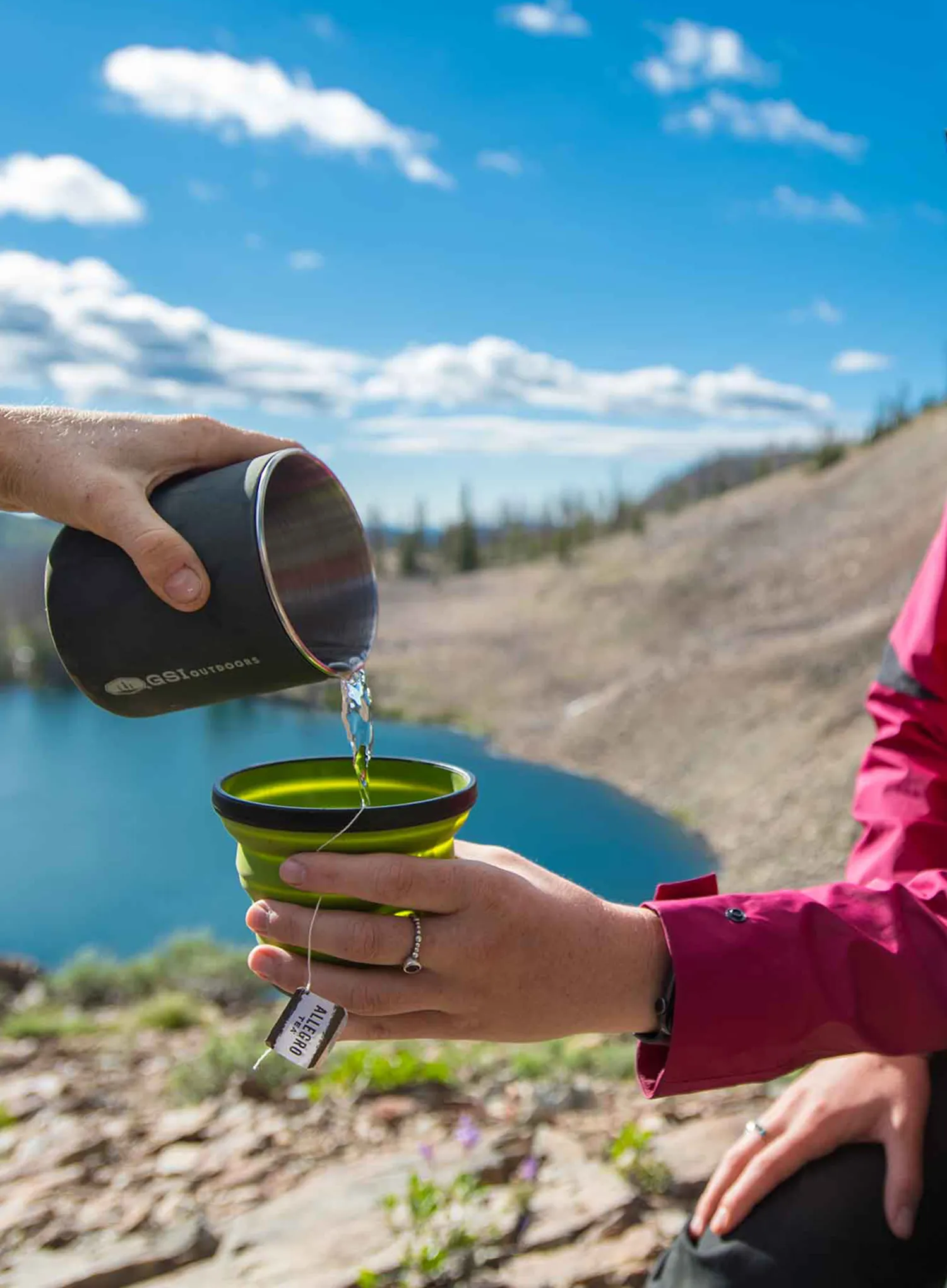 Turistický hrnček GSI Outdoors Escape 17 Fl. Oz. Cup (503 ml) - green