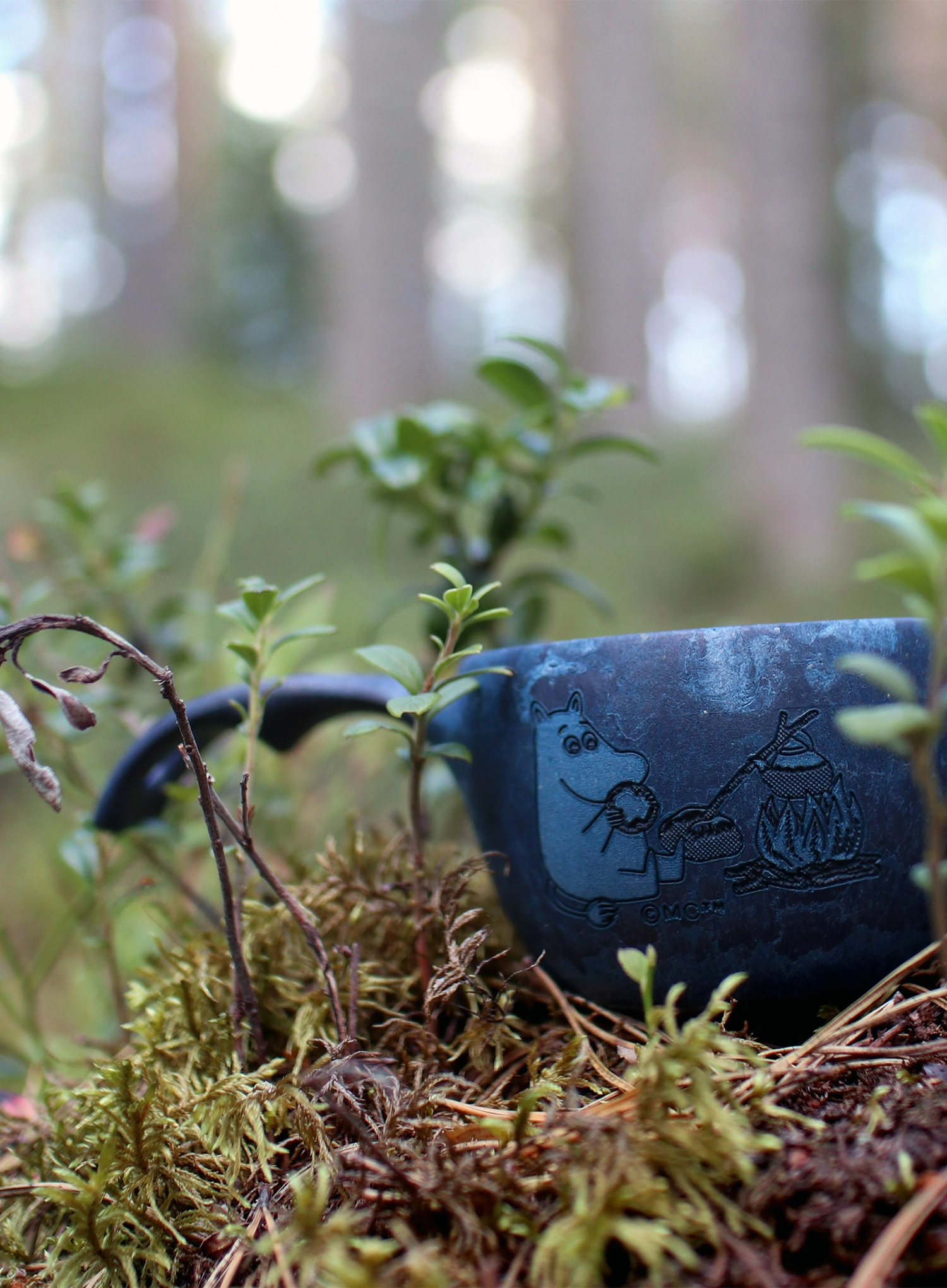 Turistický hrnček Kupilka 12 Moomin Moomintroll Coffee (0,12 l) - blue