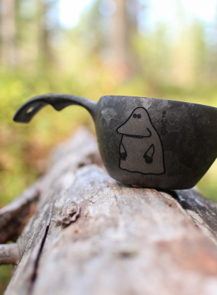 Turistický hrnček Kupilka 12 Moomin The Groke (0,12 l) - black